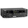 Pyle Home Digital Dual Cassette Deck Media Player Music Recording Device with RCA Cables Switchable Rack Mounting Hardware CrO2 Tape Selector Included 3 Digit Counter - 110V/220V customer photo 2