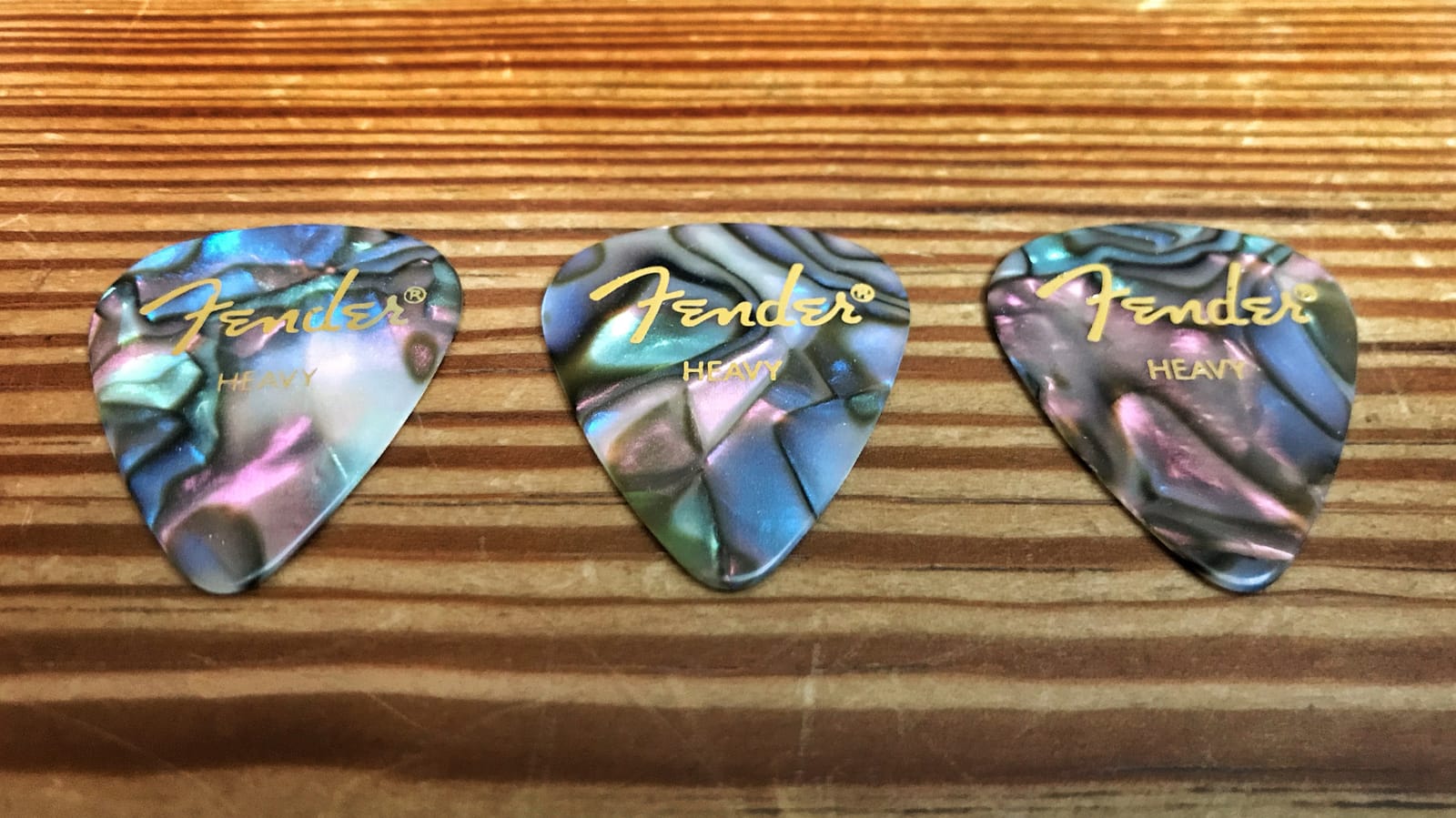 Fender Premium Celluloid Guitar Picks 351 Shape, Black Moto, Heavy, 12-Pack customer photo 2