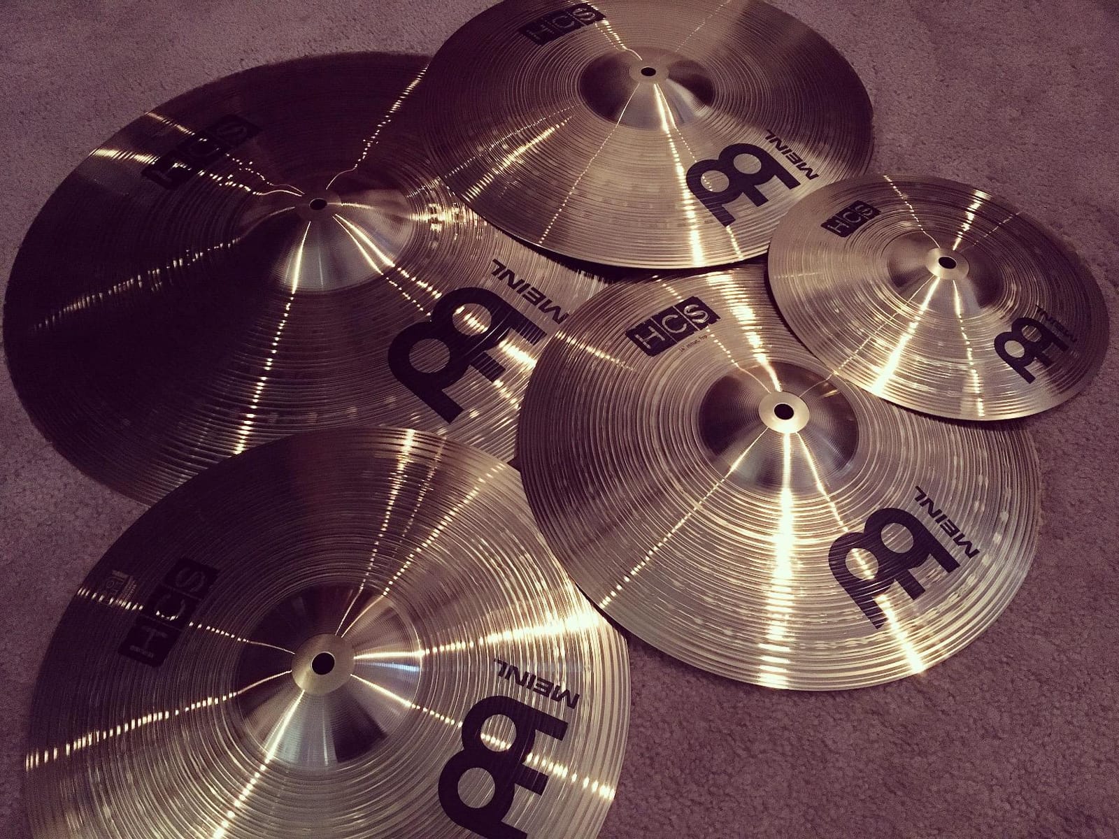 Meinl Cymbal Set Box Pack with 14” Hihats, 20” Ride, 16” Crash, Plus a FREE 10” Splash – HCS Traditional Finish Brass – Made In Germany, 2-YEAR WARRANTY (HCS141620+10) customer photo 1