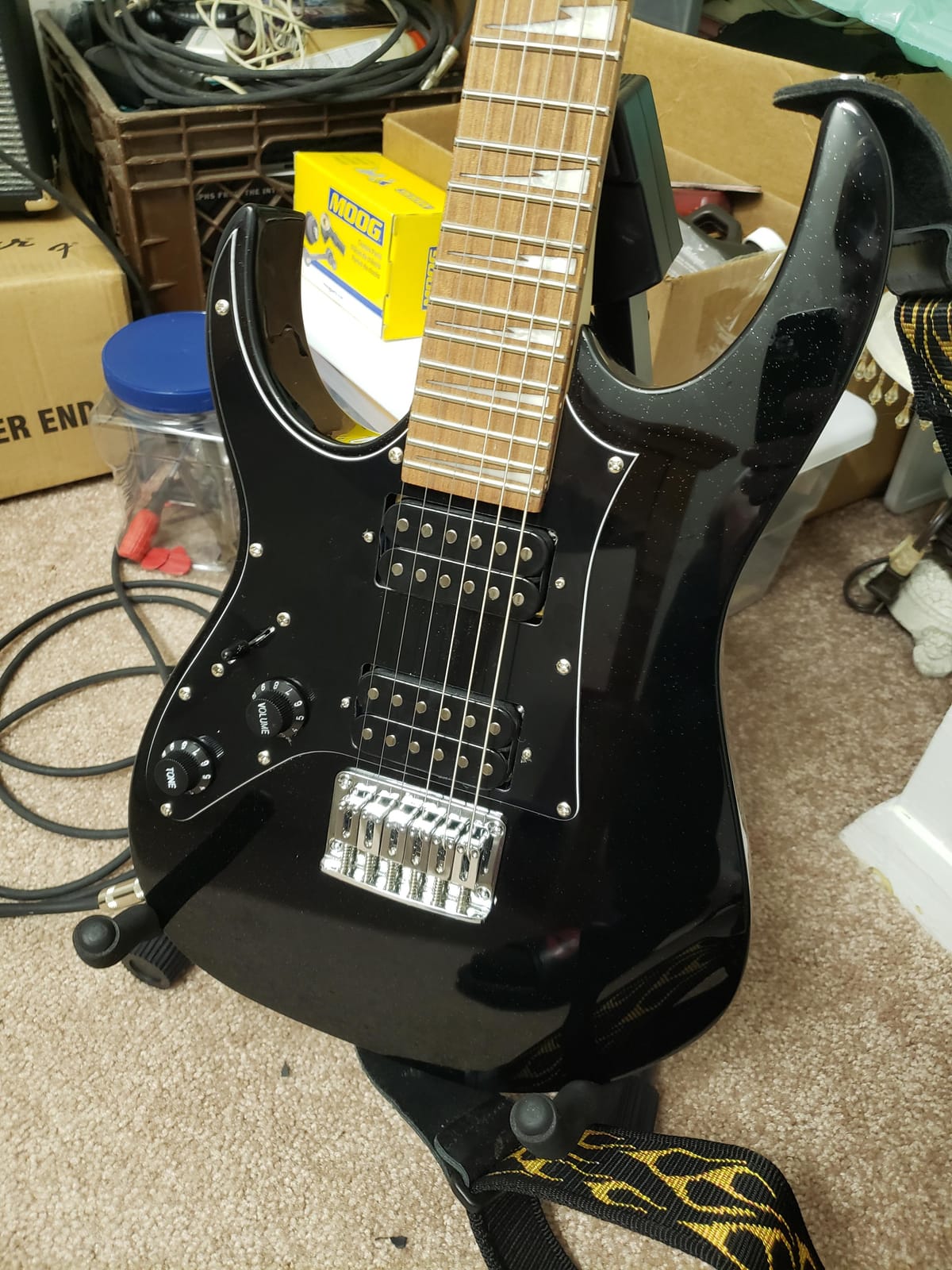 Ibanez GRGM21BKNL Left Handed 6 String Mikro (Small, Junior) Guitar Black customer photo 1