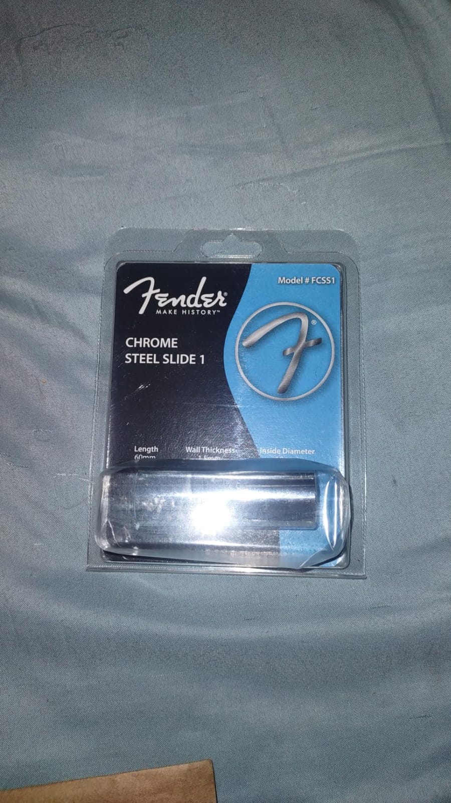 Fender Chrome Steel Guitar Slide, Standard Medium customer photo 1
