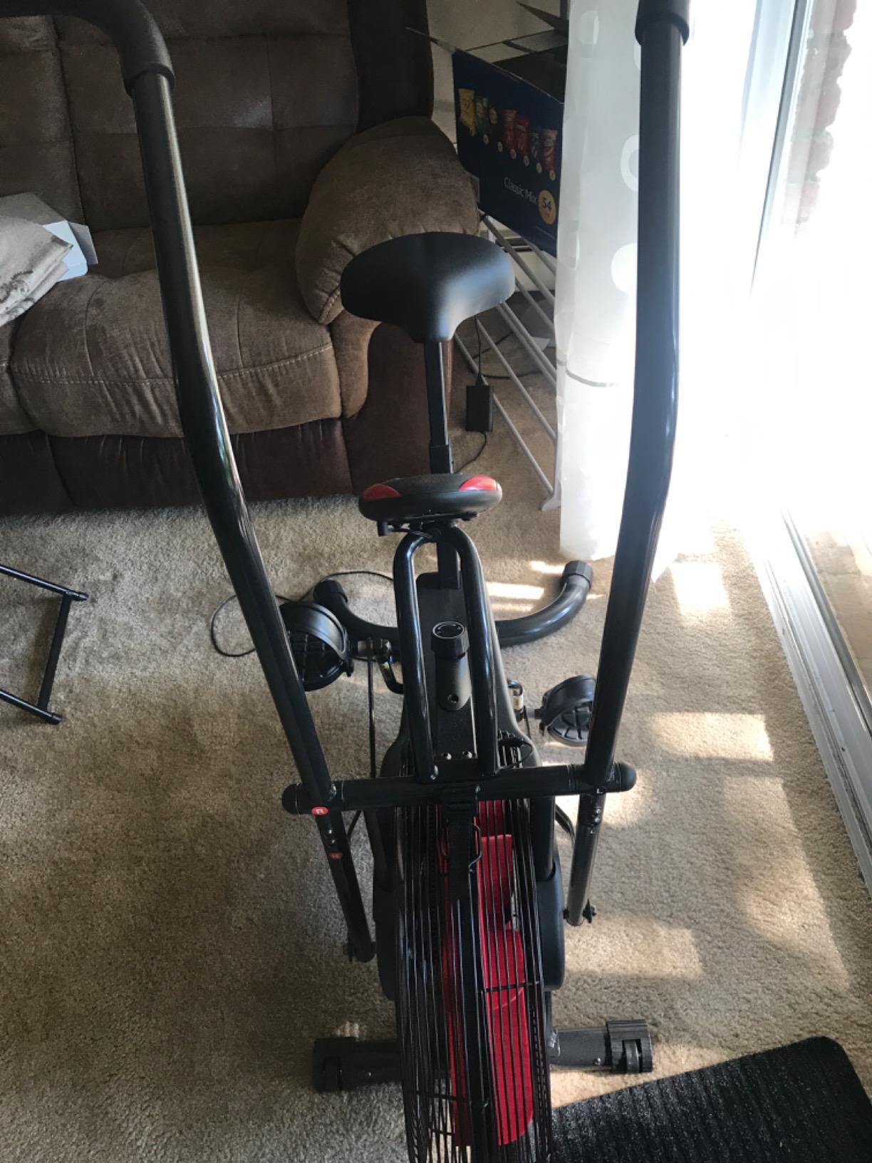 Marcy Air-Resistance Exercise Fan Bike With Dual Action Handlebars customer photo 2