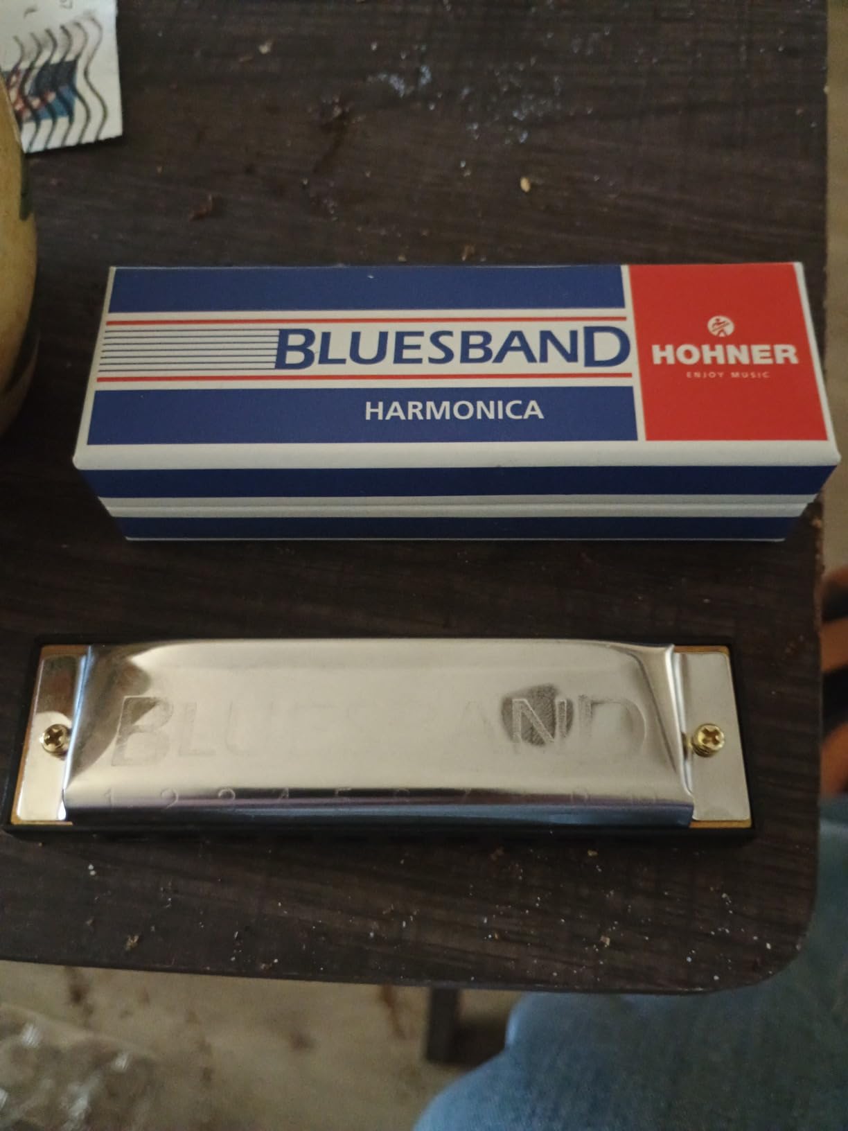 Hohner Accordions Hohner Blues Band Harmonica, Key of C, Chrome (1501BX) customer photo 2