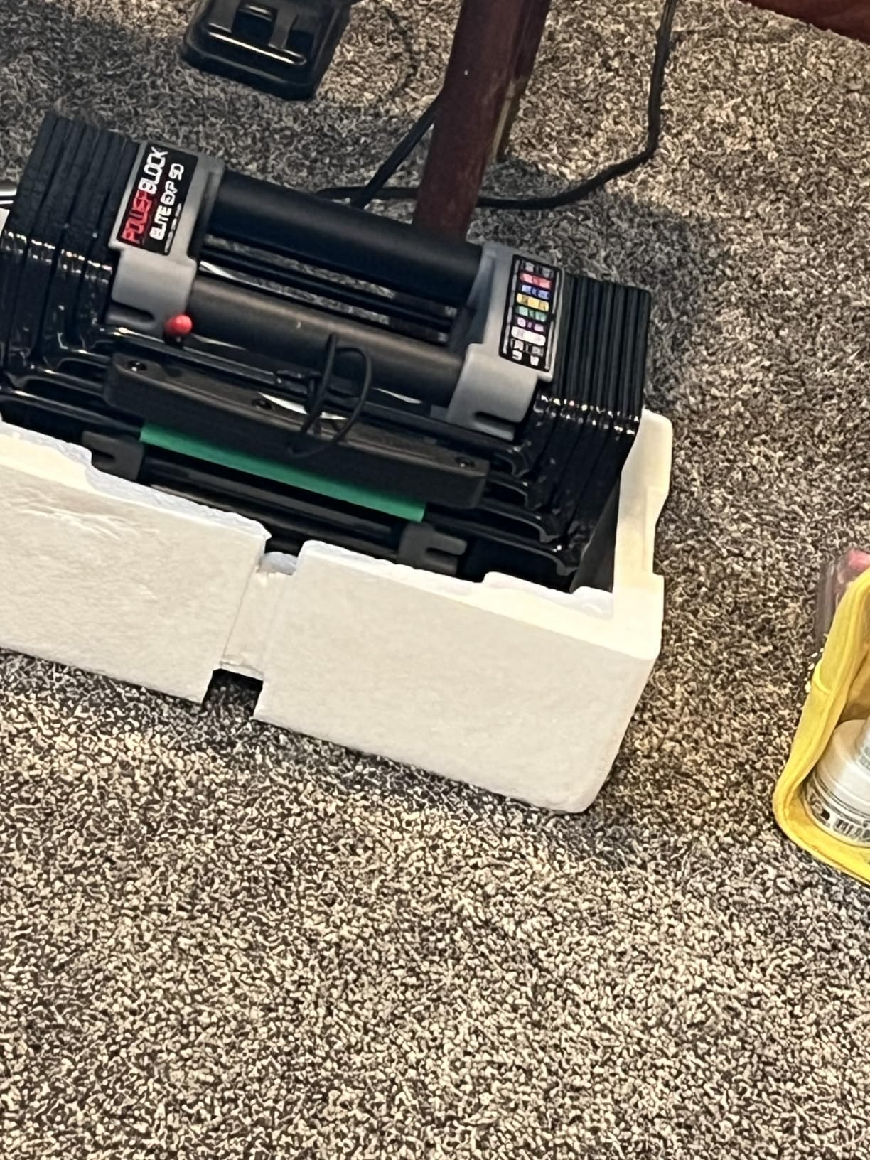 PowerBlock Elite EXP Adjustable Dumbbells, Sold in Pairs, Stage 1, 5-50 lb. customer photo 2