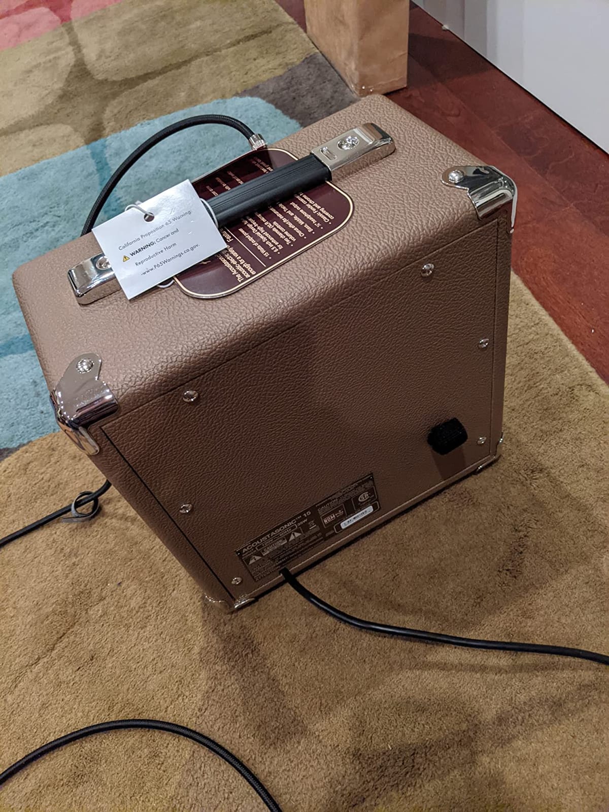 Fender Acoustasonic 15 Acoustic Guitar Amplifier, 15W Portable Combo Amp customer photo 2