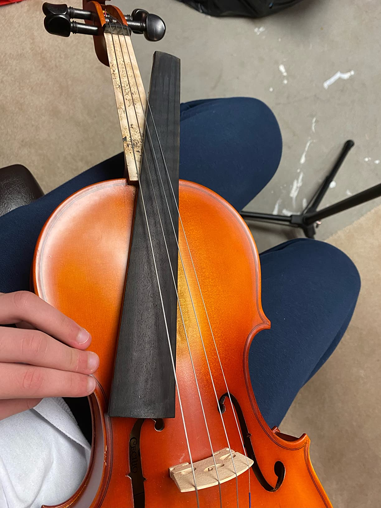 Cecilio CVA-500 Solidwood Ebony Fitted Viola with D'Addario Prelude Strings - 15.5-Inch Viola for Beginners and Professionals customer photo 2