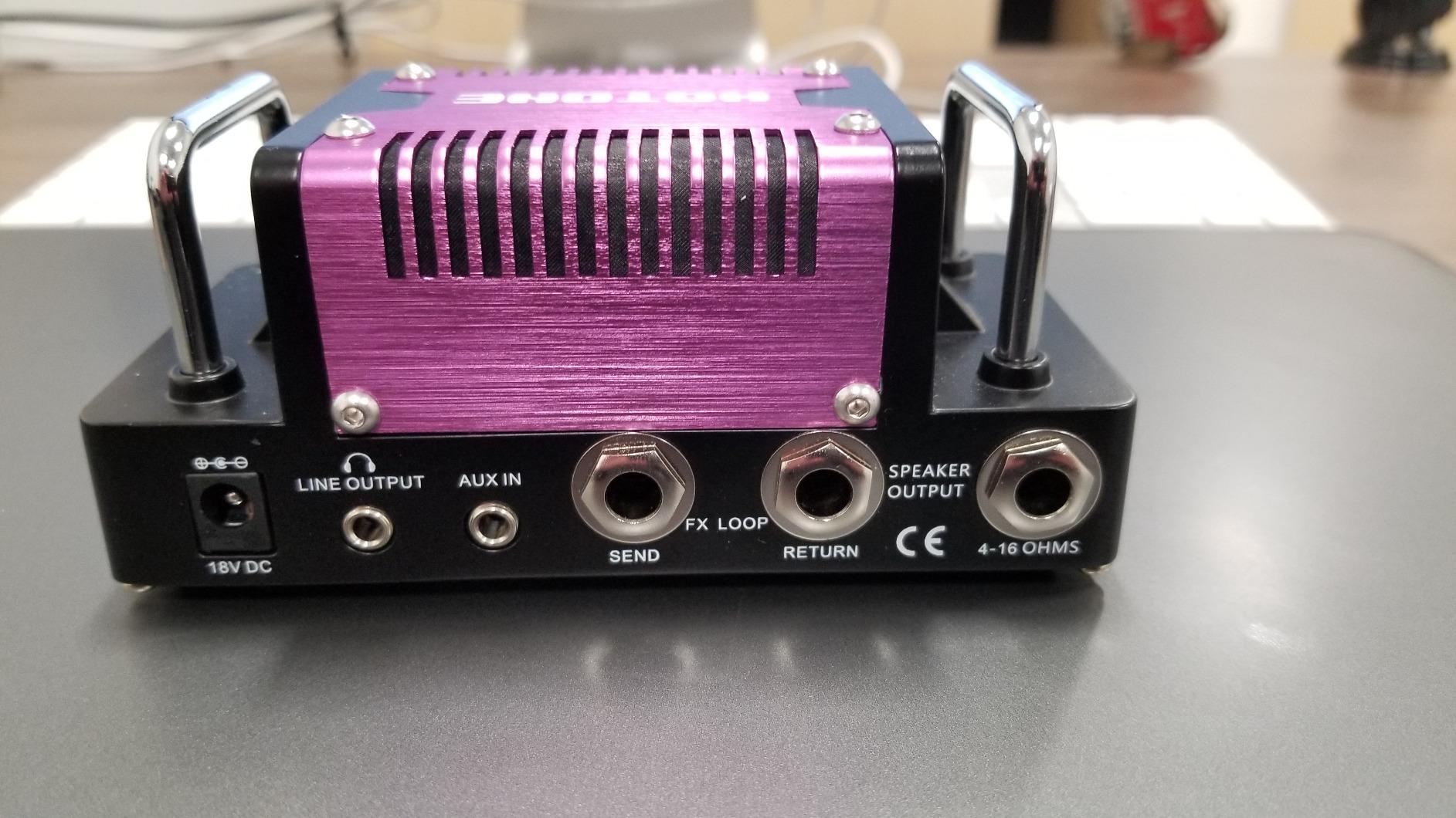 Hotone Nano Legacy Purple Wind 5-Watt Compact Guitar Amp Head with 3-Band EQ customer photo 1