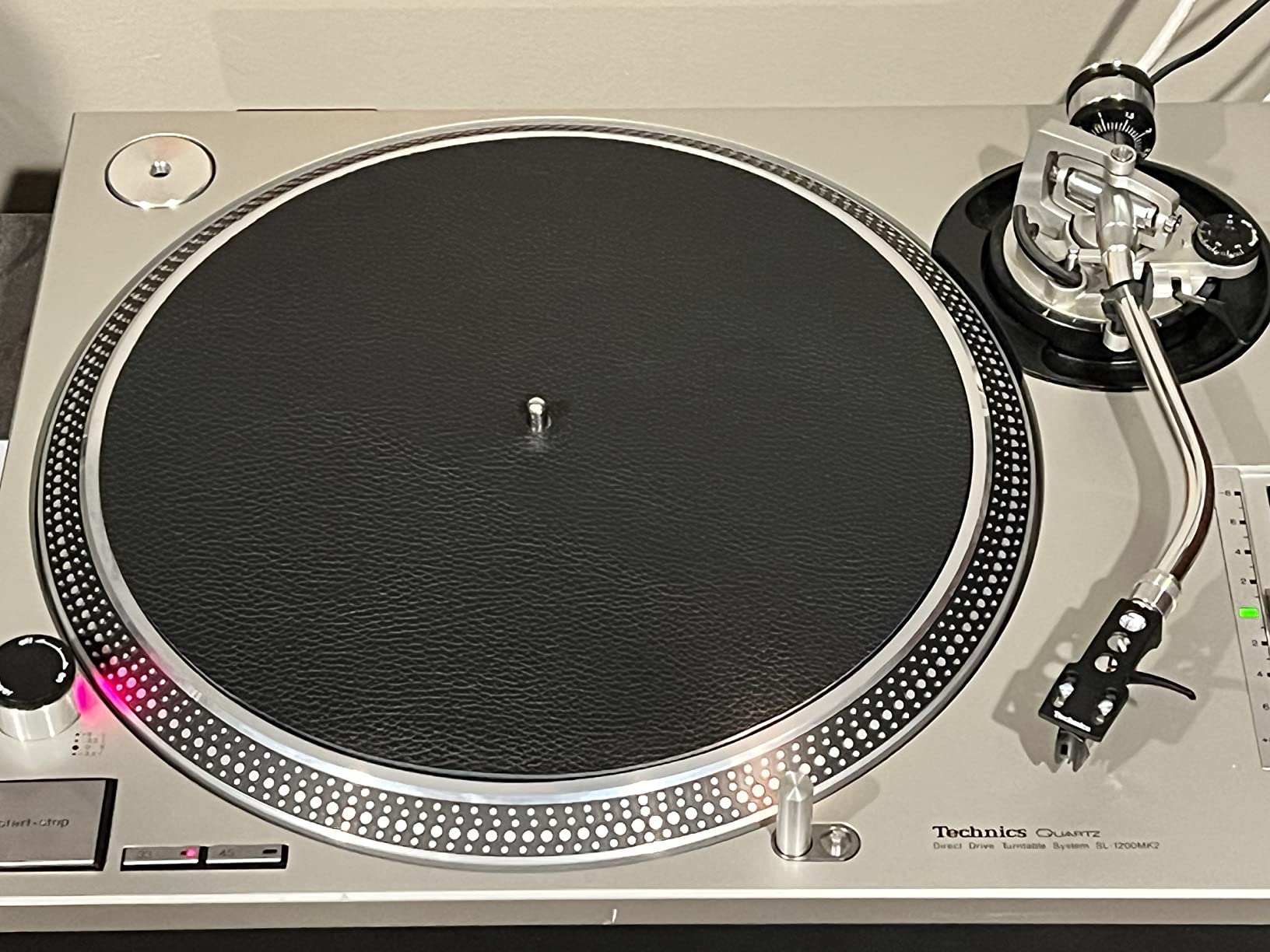 Premium Leather Deer Hide Turntable Mat customer photo 2