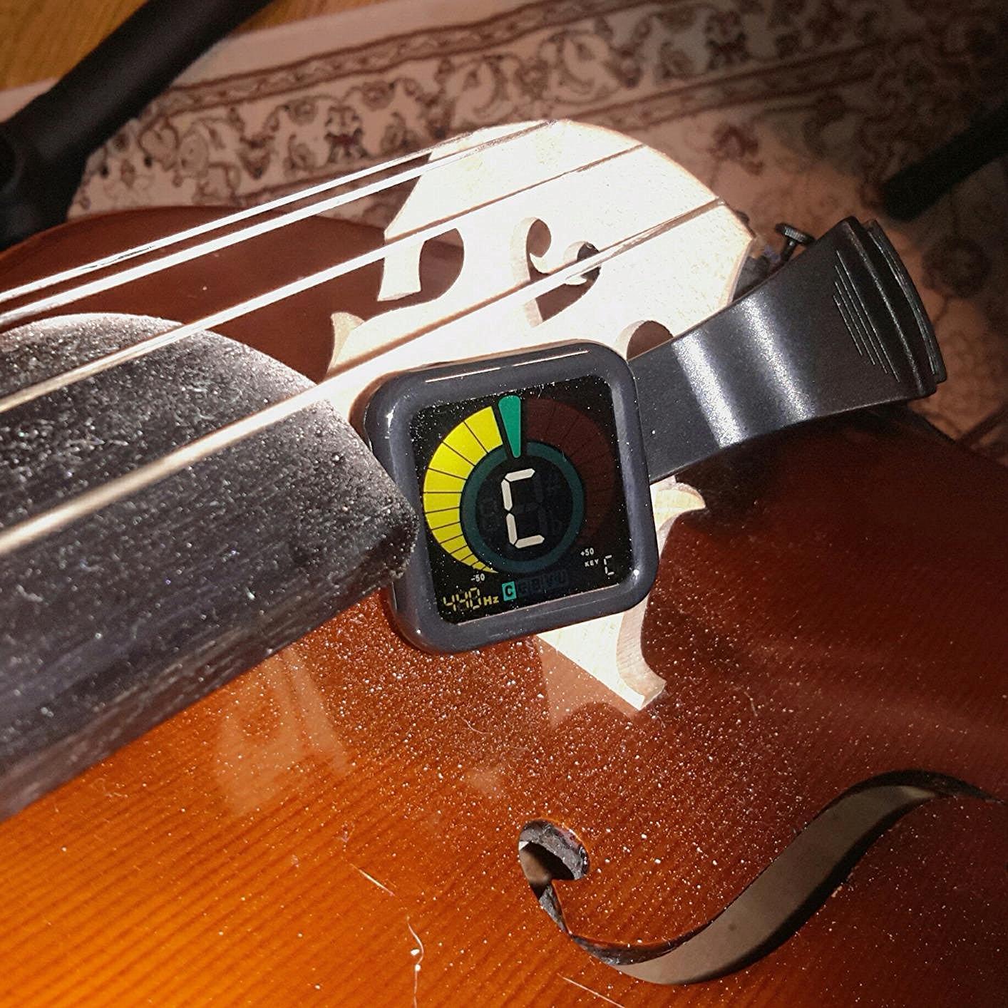 KLIQ UberTuner Clip On Guitar Tuner -Black customer photo 1
