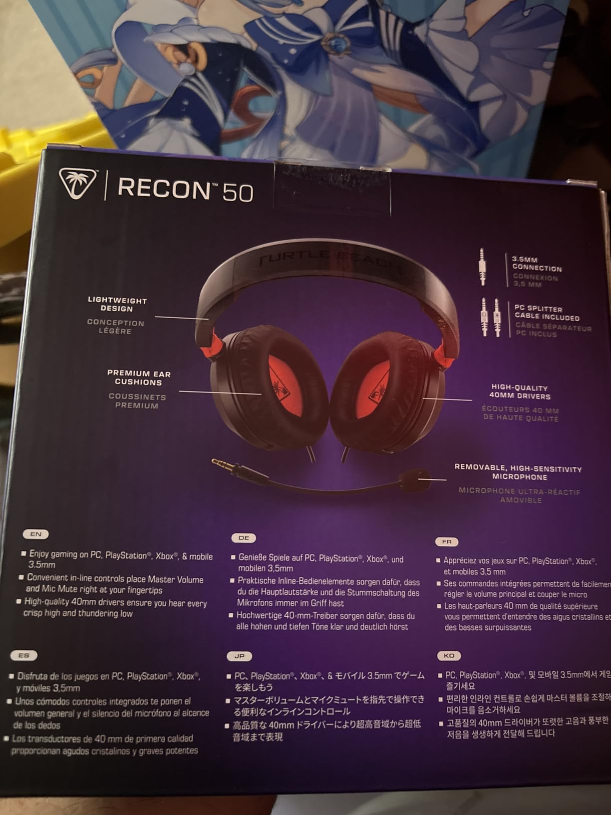 Turtle Beach Recon 50 Wired Multiplatform Gaming Headset for PC, PS5, Xbox customer photo 2