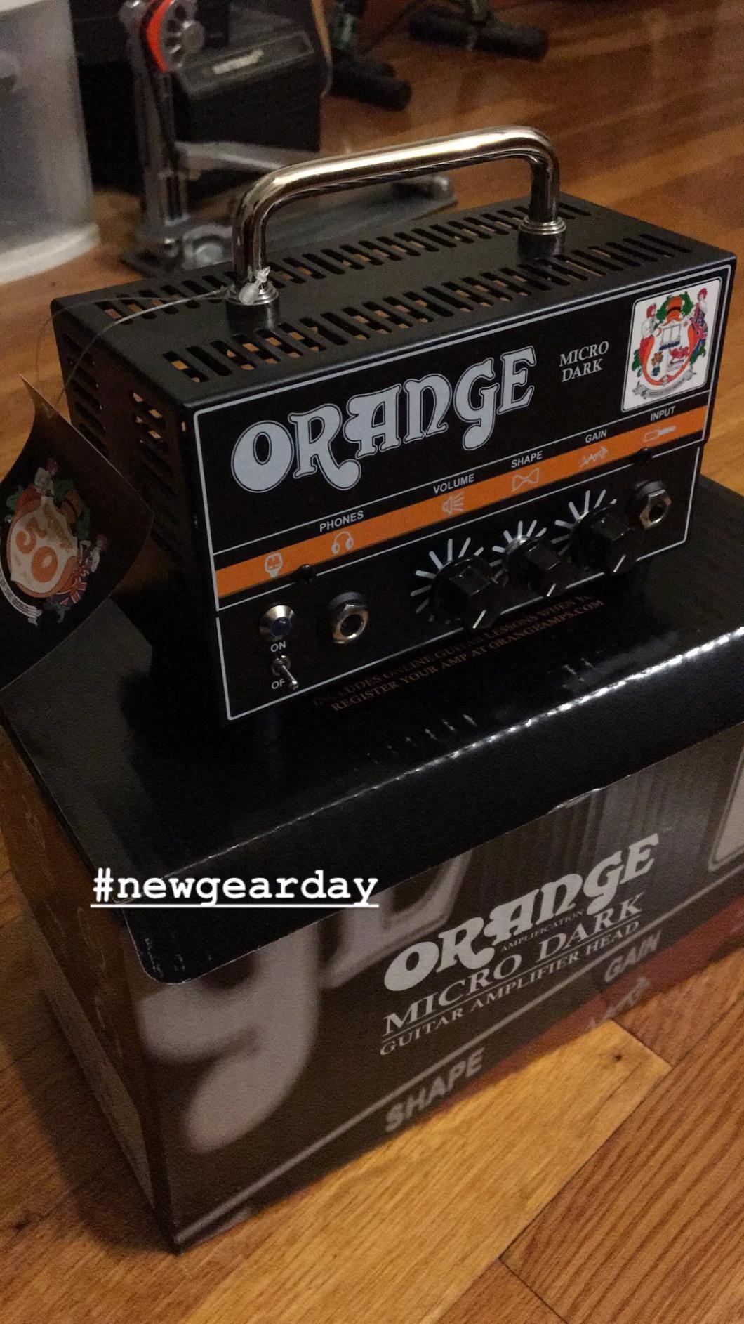 Orange Micro Dark Terror Mini Guitar Amp Head 20 Watts customer photo 2