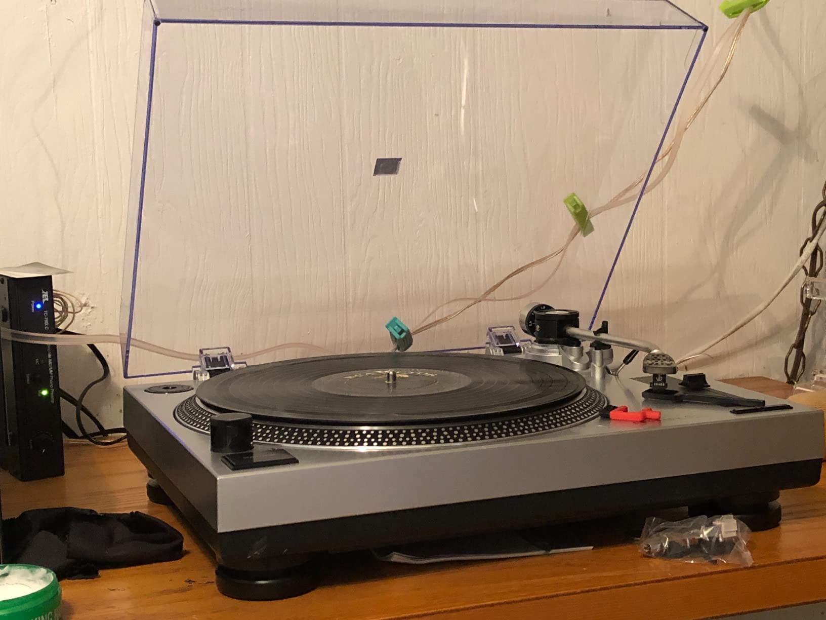 Crosley C100A-SI Record Player, Silver customer photo 2