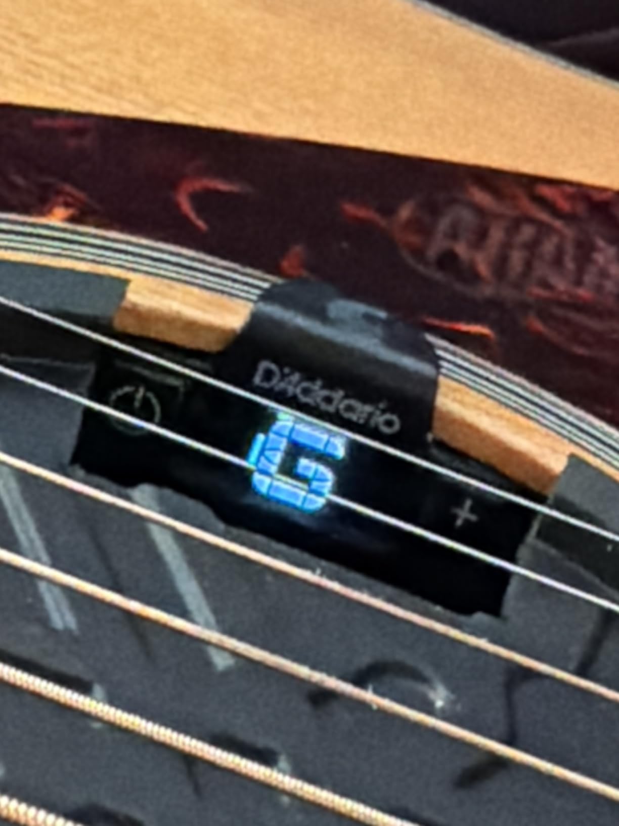 D'Addario NS Micro Soundhole Tuner, Discreet Chromatic Acoustic Guitar customer photo 1