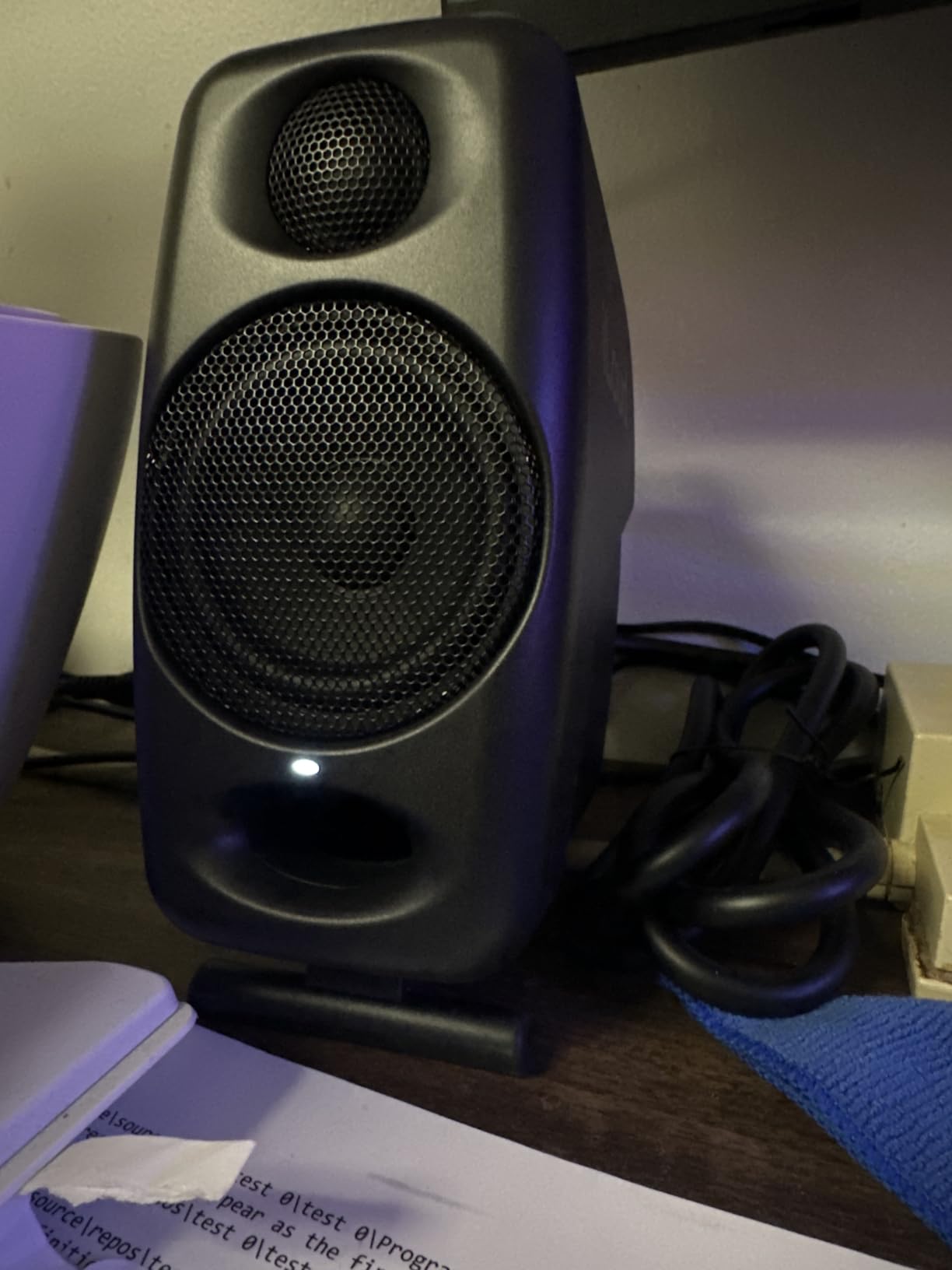 IK Multimedia iLoud Micro Monitor 50 watt Portable Wireless Bluetooth Studio Reference Monitors, Dual Speakers for Music Production, Mixing, Mastering, Composing, producing and DJs customer photo 2