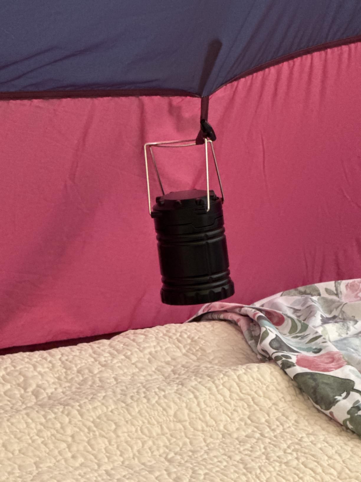 MalloMe Camping Lantern Multicolor 4 Pack Lanterns for Power Outages, Camping Lights for Tent Hanging, Camp Light Tent Lamp Emergency Battery Powered LED Lantern (Rechargeable Batteries Not Included) customer photo 2