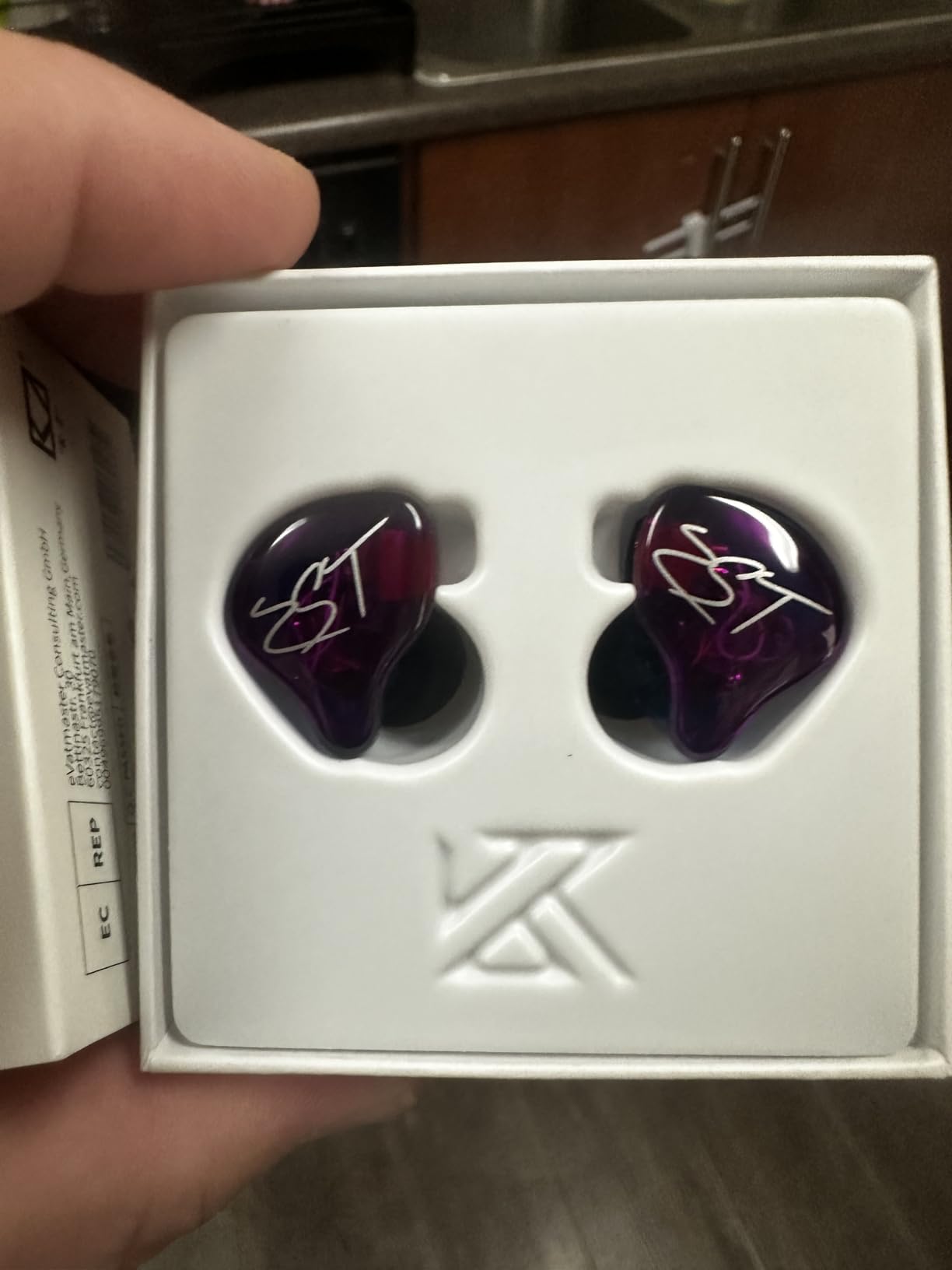 YINYOO KZ-ZST Colorful Hybrid Banlance Armature with Dynamic In-ear Earphone 1BA+1DD Hifi Headset KZ in ear Monitor Headphone Wired Earbuds IEM Earphone Gaming Ear buds (Colorful/zst with Microphones) customer photo 2