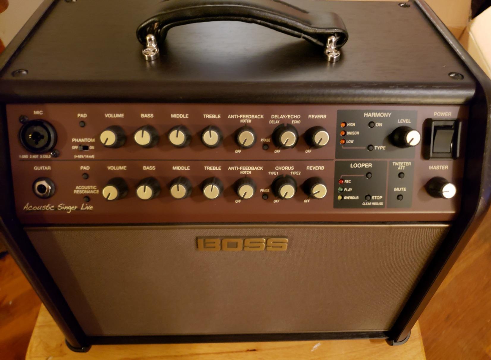 BOSS ACS-Live Combo Amplifier for Acoustic Guitar and Vocals customer photo 1