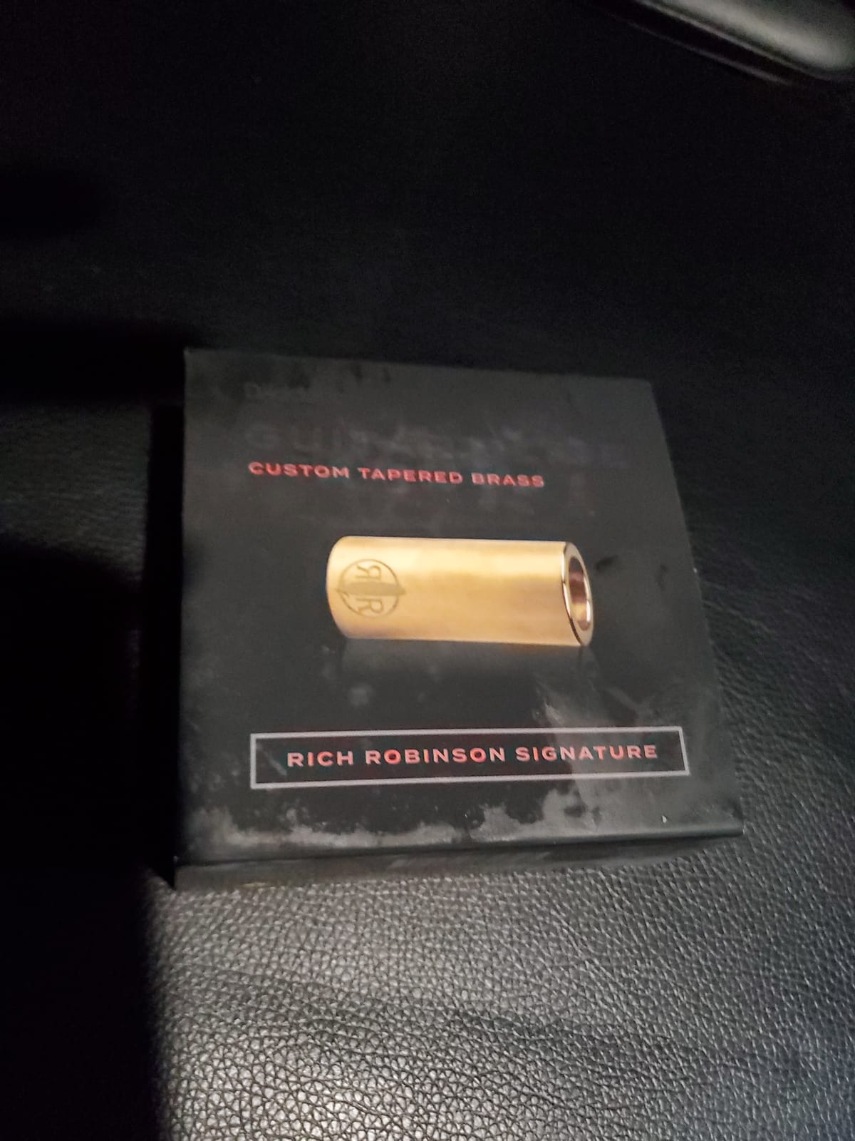 D'Addario Rich Robinson Signature Brass Guitar Slide - Inside Taper for Comfort & Control - Crisp Bright Tone - Slide for Acoustic & Electric Guitar customer photo 1