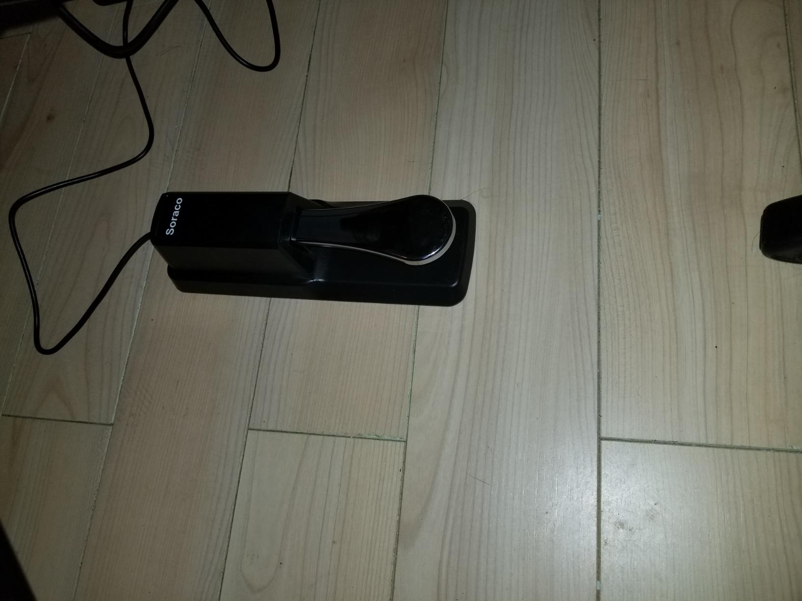 Soraco Sustain Pedal Universal for Yamaha Casio Roland Korg Behringer Moog Piano Midi Electronic keyboards Style with Polarity Switch, 1/4'' Input Plug customer photo 2