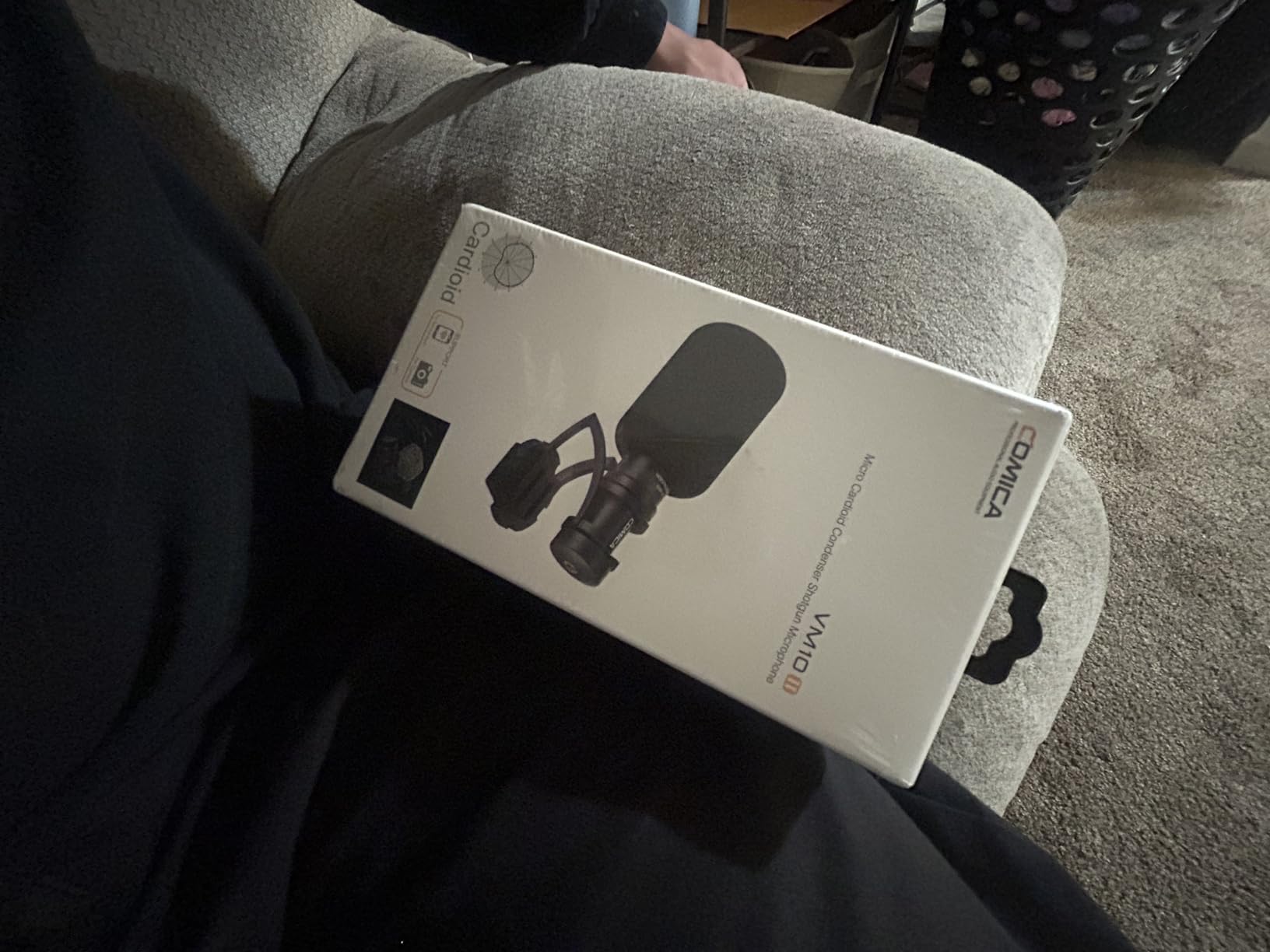 Camera Microphone,Comica CVM-VM10II Professional Video Microphone with Shock Mount, Deadcat,Compact Shotgun Mic Compatible with iPhone,DSLR Camera,Android Smartphones- Perfect for TikTok YouTube Vlog customer photo 1
