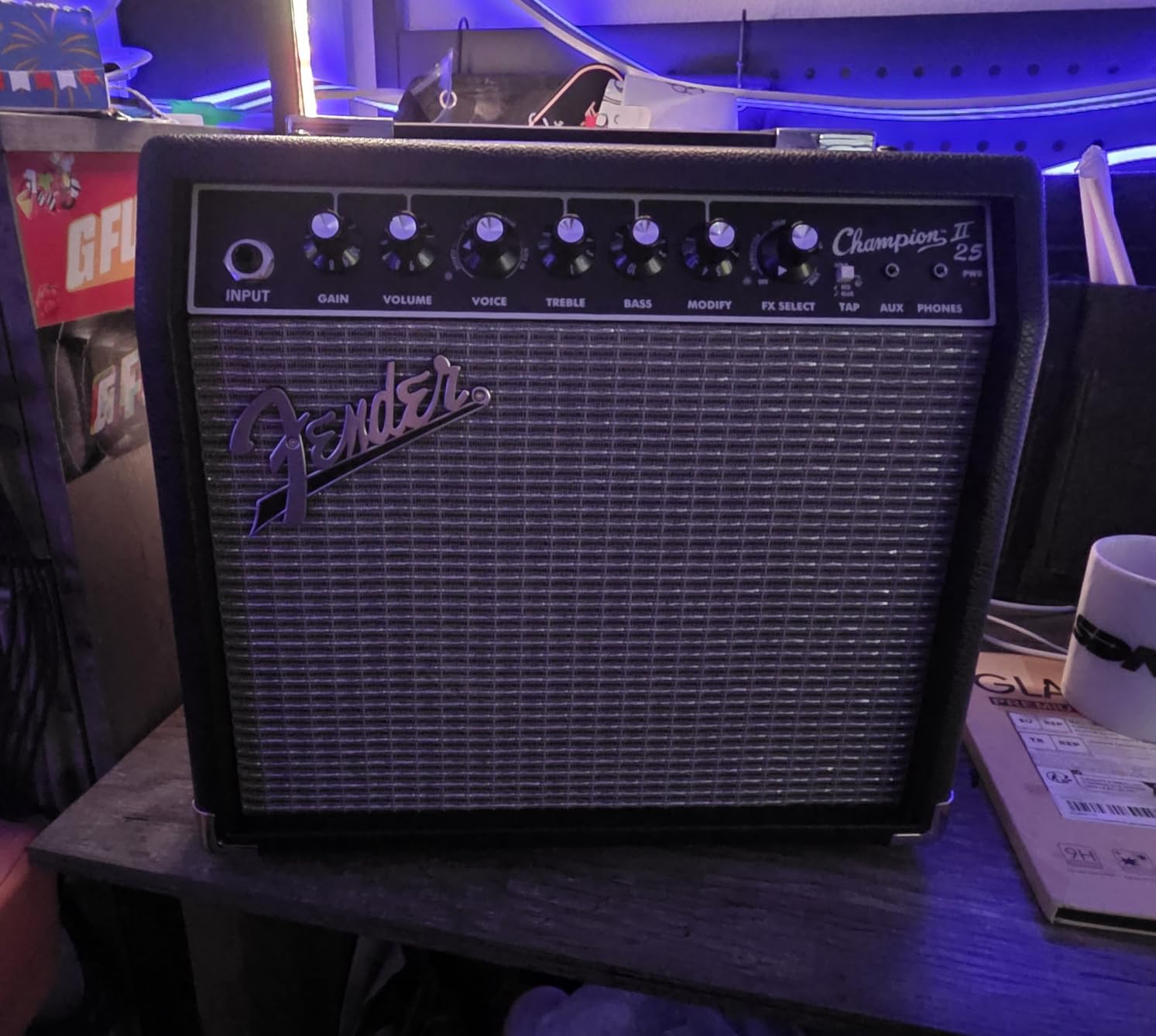 Fender Champion II 25-Watt Guitar Combo Amplifier Bundle with Instrument Cable, Picks, and Austin Bazaar Instructional Video customer photo 2