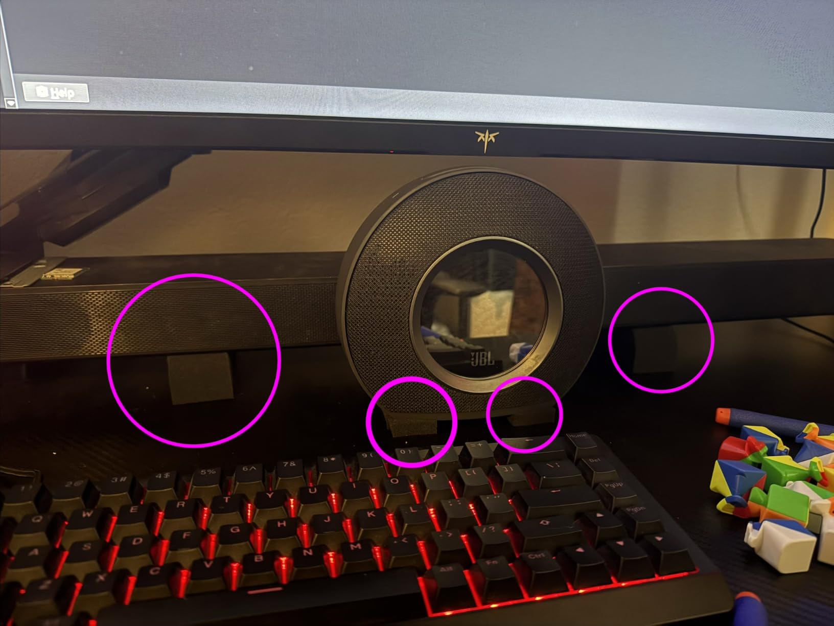 Sound Addicted - Studio Monitor Isolation Pads for 5 Inch Monitors, Pair of Two High Density Acoustic Foam which Fits Most Speaker Stands | SMPad 5 customer photo 1