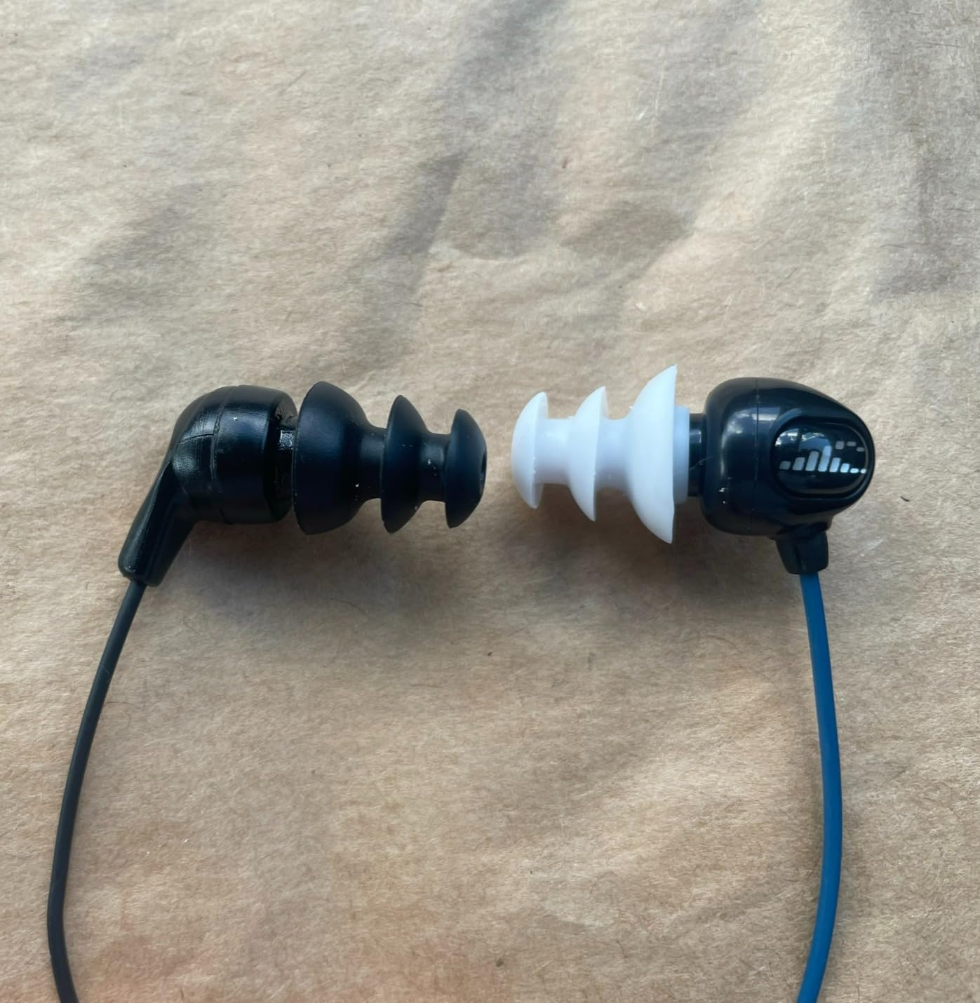 AGPTEK IPX8 Waterproof in-Ear Earphones, Coiled Cable Swimming Earbuds customer photo 1