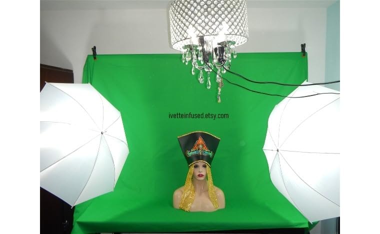 EMART Green Screen Backdrop Kit, 8.5x10FT Stand with 10x12FT Backdrop customer photo 1