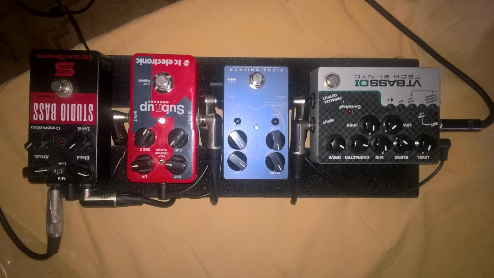 Darkglass Alpha Omicron Bass Preamp/OD Pedal w/ Dual Distortion Modes customer photo 1