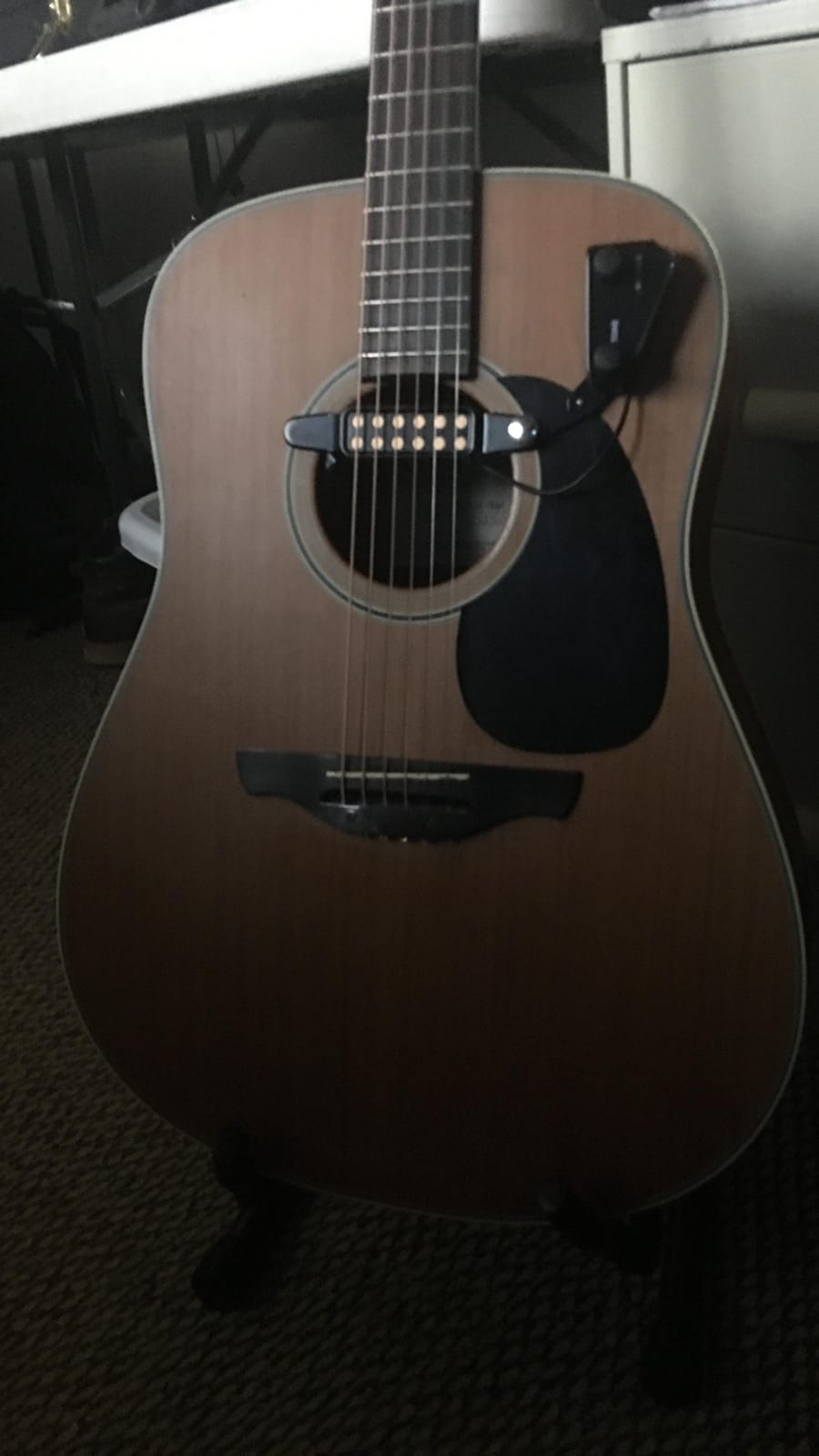 TraderPlus 12 SoundHole Guitar Pickup Acoustic Electric Transducer for Acoustic Guitar Magnetic Preamplifier with Tone and Volume Control, Cable Length 10 ft customer photo 2