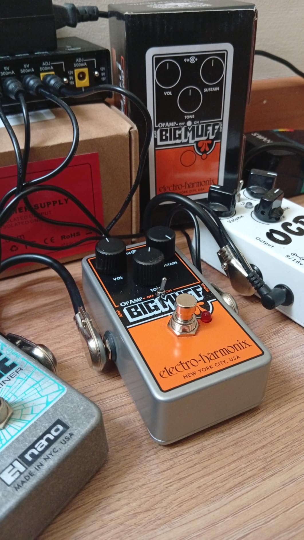 Electro-Harmonix Op Amp Big Muff Pi Fuzz Pedal customer photo 1