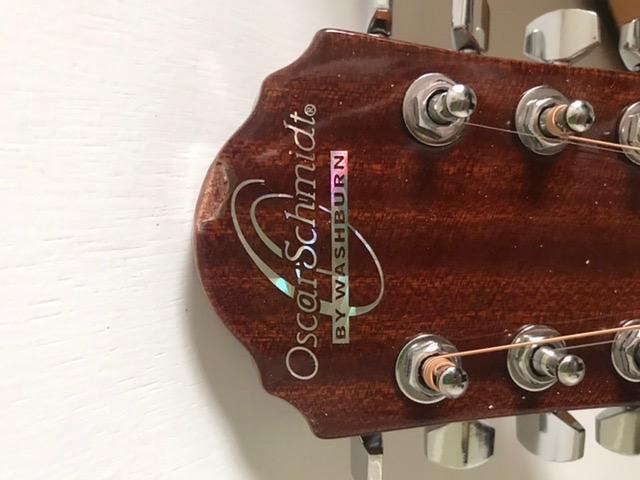 Oscar Schmidt OD312-A Dreadnought (12 String) Acoustic Guitar. Natural Spruce customer photo 2