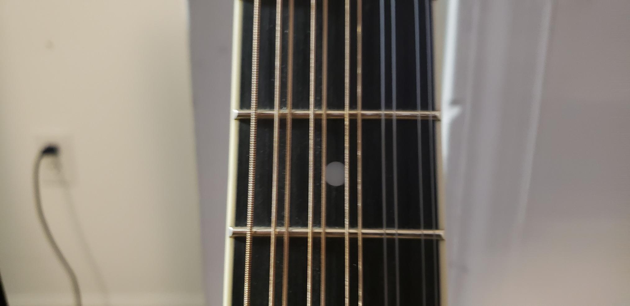 Oscar Schmidt OD312CEB-A Dreadnought (12 String) Cutaway Acoustic Electric Guitar. Black customer photo 1