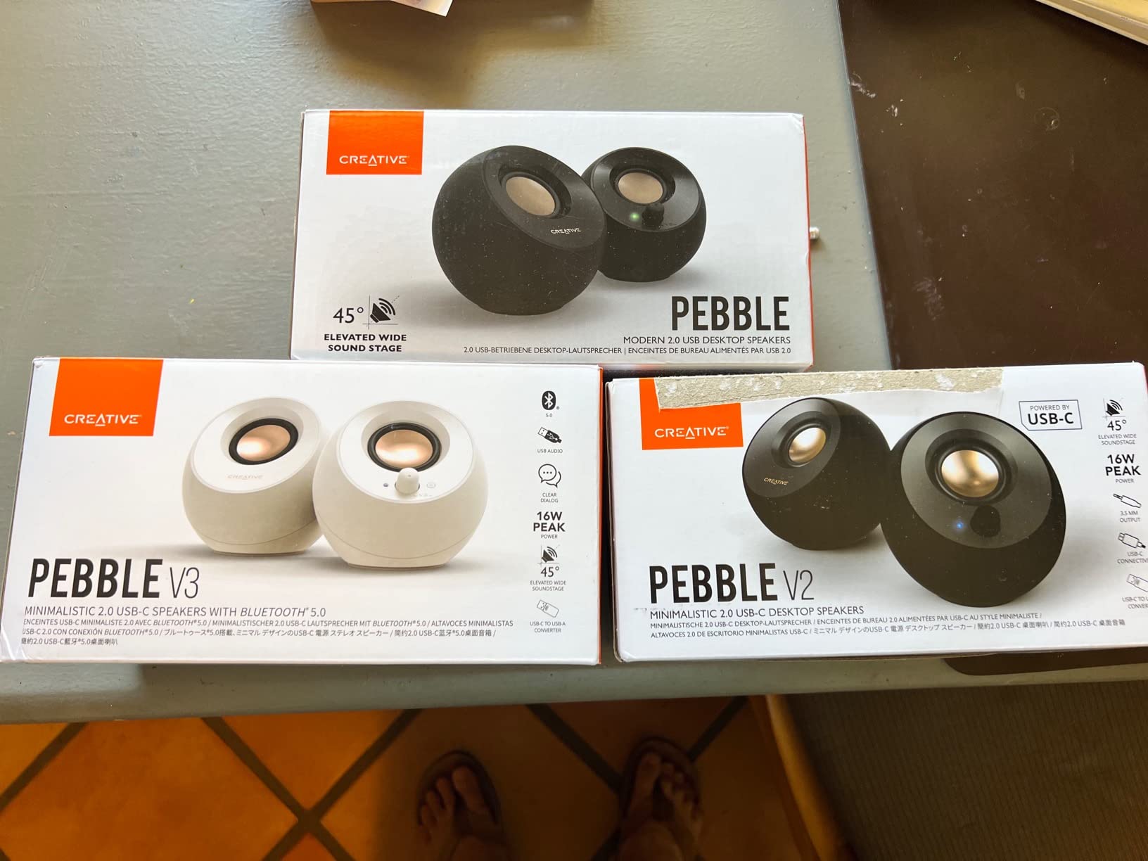 Creative Pebble, 2.0 USB Desktop Stereo Speakers for PC/Laptop, White customer photo 2