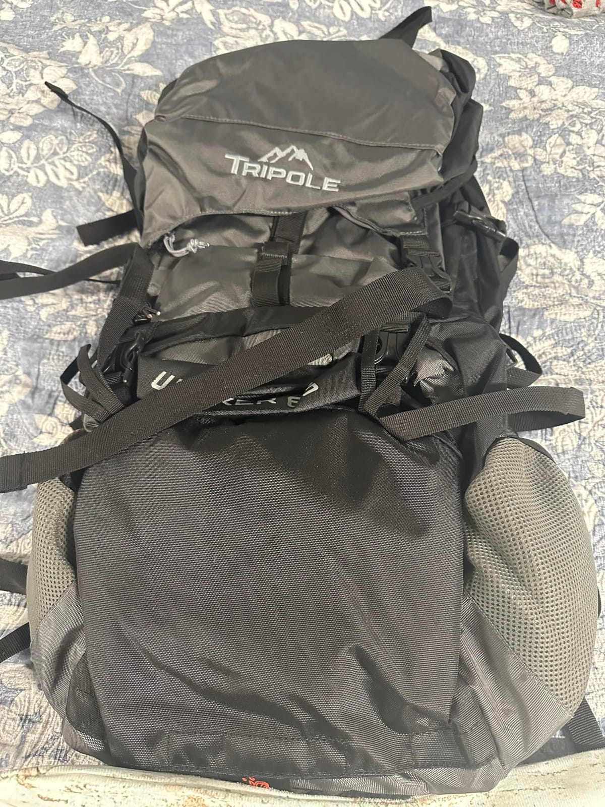 Tripole Walker 65 Litre Internal Frame Rucksack with 20 Litre Foldable Pack customer photo 1