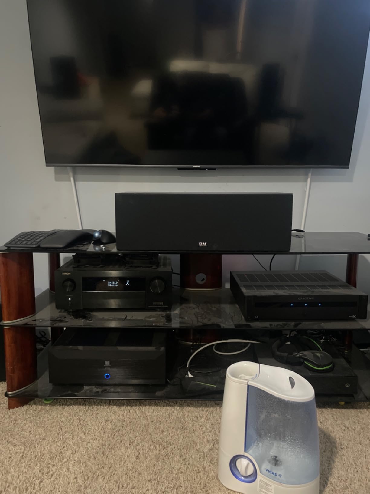 ELAC Debut 2.0 C5.2 Center Channel Speaker, Black - 1” Cloth Dome Tweeter & Dual 5.25” Aramid Fiber Woofers - 2-Way Bass Reflex - Up to 35,000 Hz Response customer photo 2