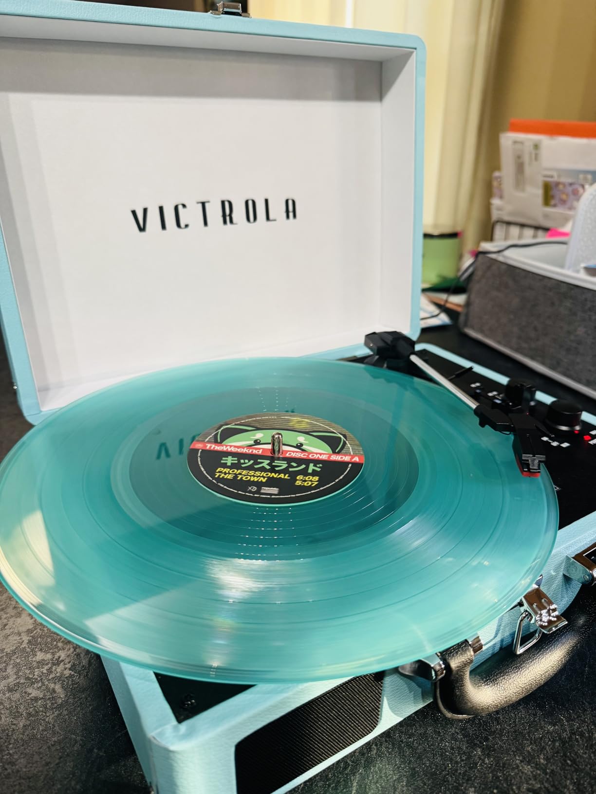 Victrola Journey - Bluetooth Suitcase Record Player - Brown customer photo 2
