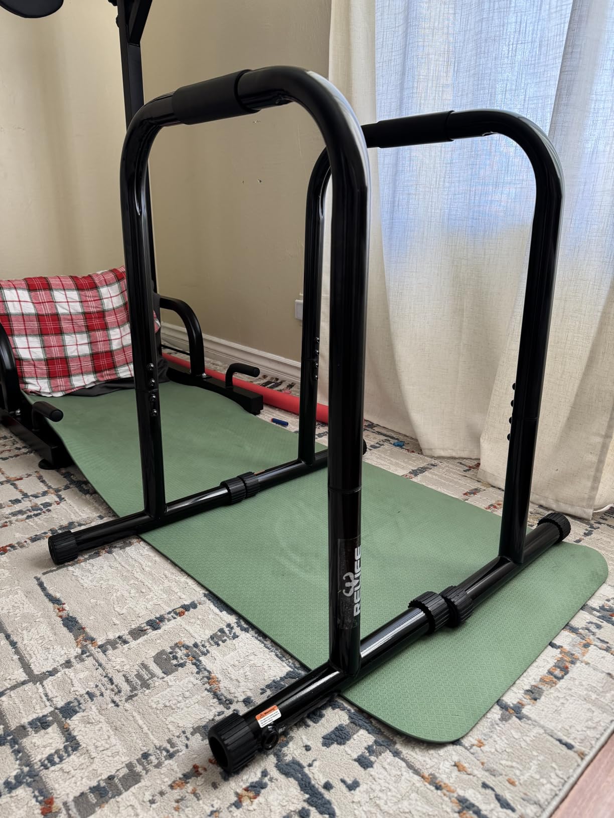 RELIFE REBUILD YOUR LIFE Dip Bar for Home Gym Training 400LBS Parallel Bars customer photo 1
