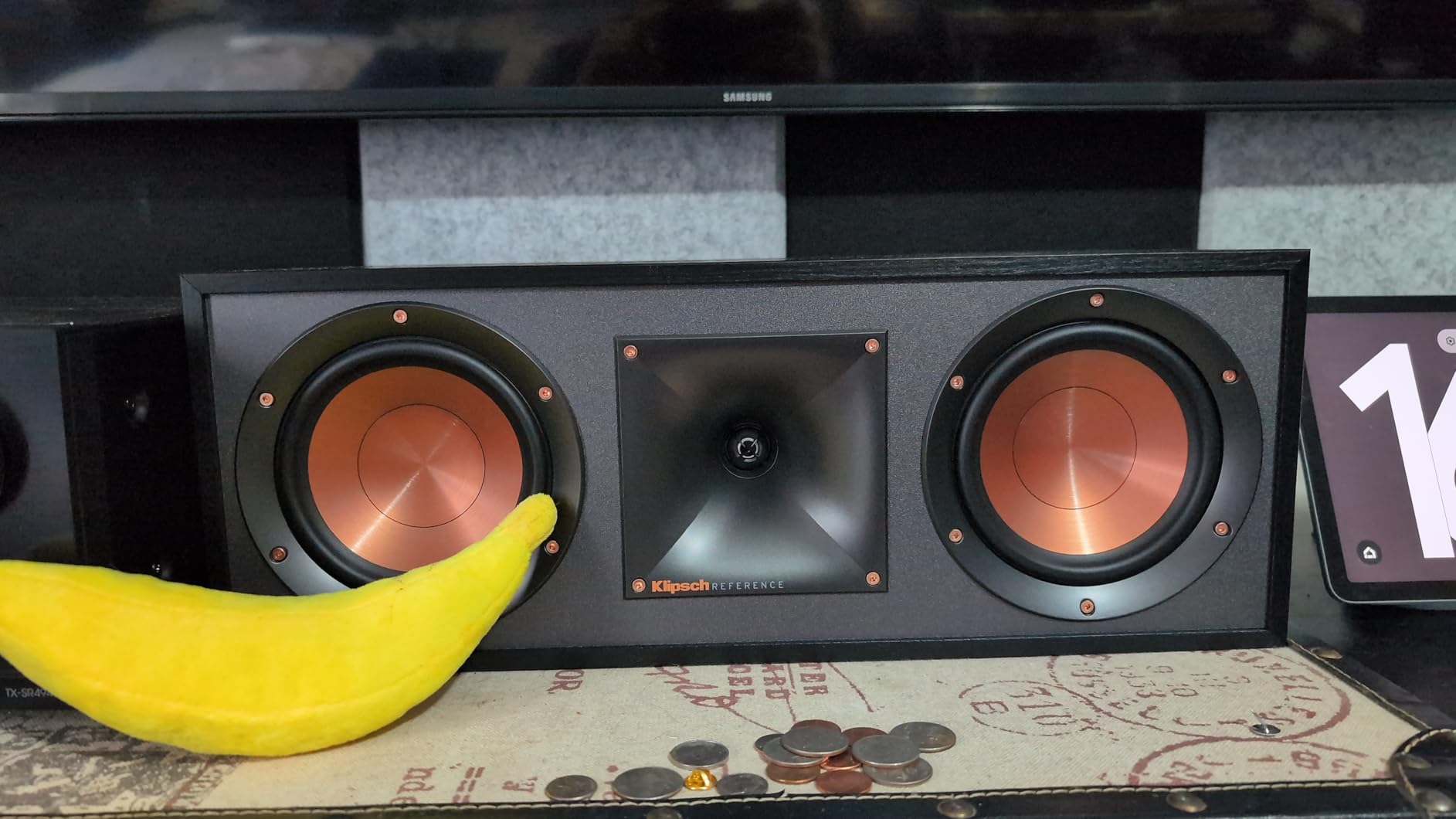 Klipsch R-52C Powerful Detailed Center Channel Home Speaker - Black customer photo 2