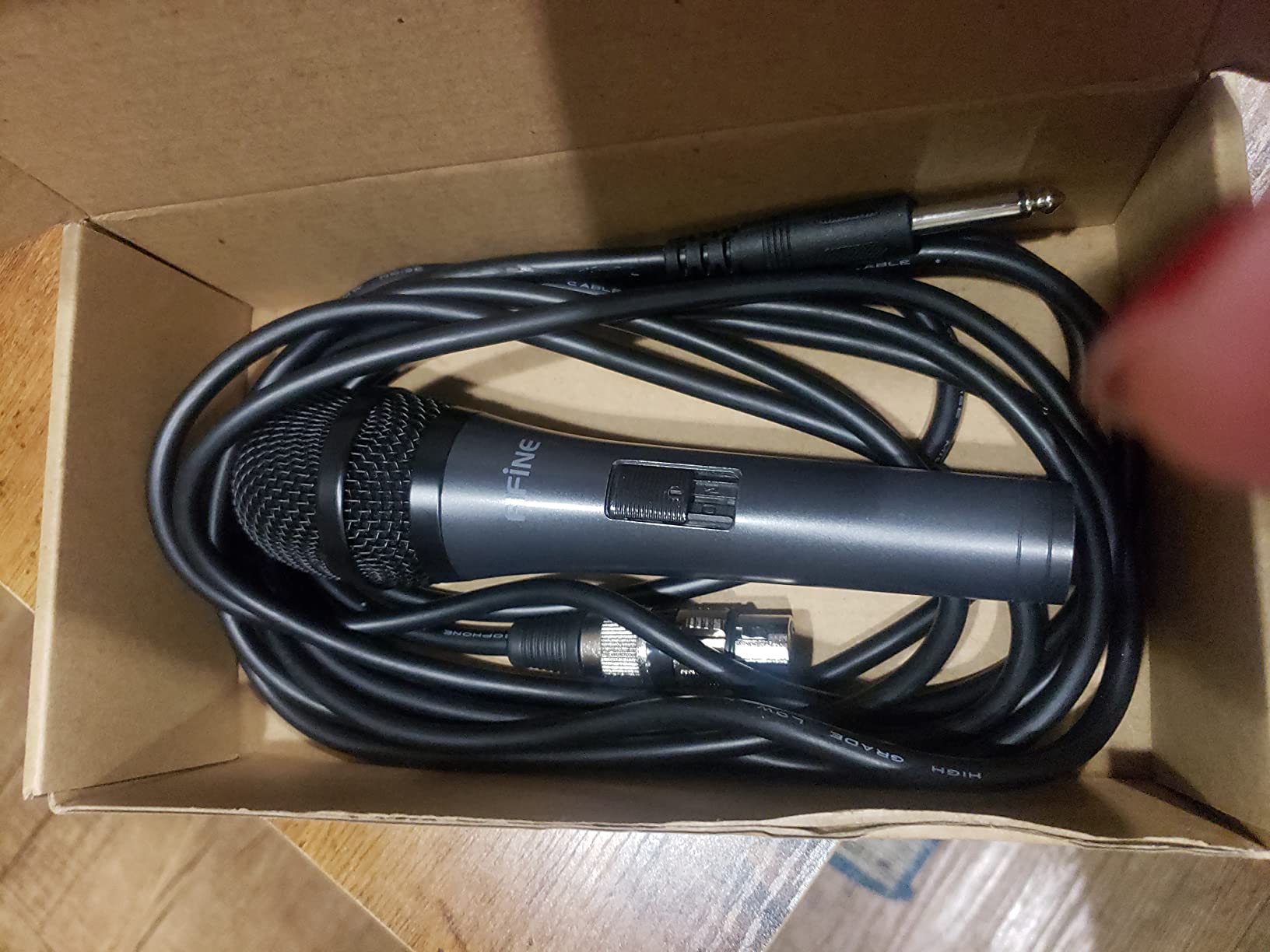 FIFINE K6 Karaoke Microphone, Dynamic Vocal Microphone for Singing customer photo 1
