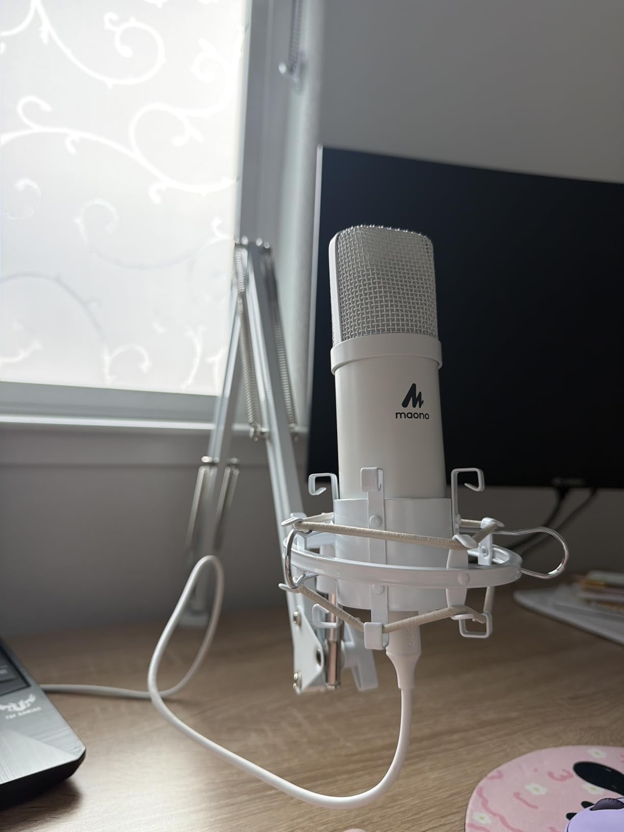 MAONO A04 USB Microphone, 192kHz/24Bit Condenser Mic Kit for PC Podcast customer photo 1