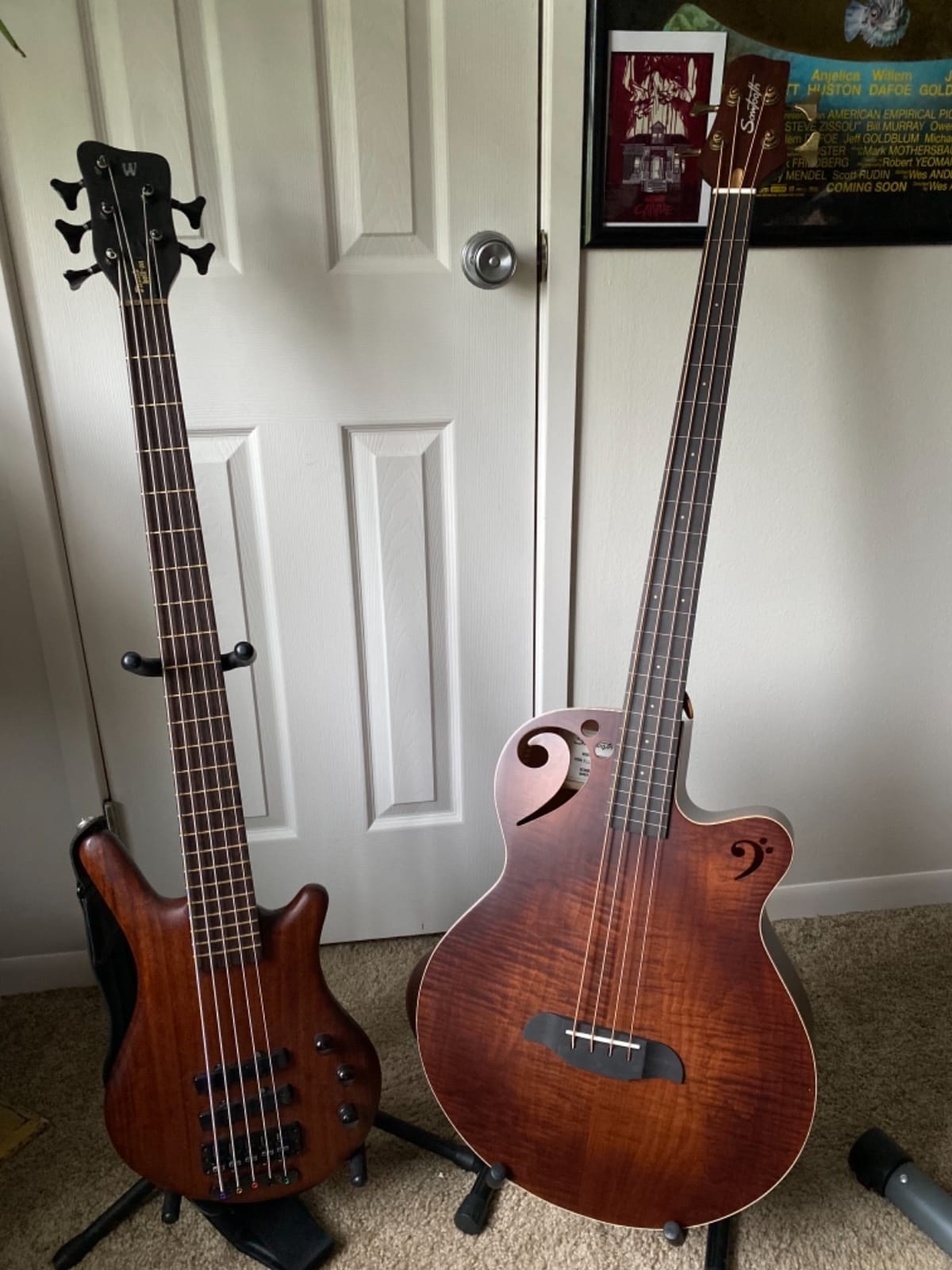 Sawtooth Rudy Sarzo Signature Fretless Acoustic-Electric Bass Guitar customer photo 1