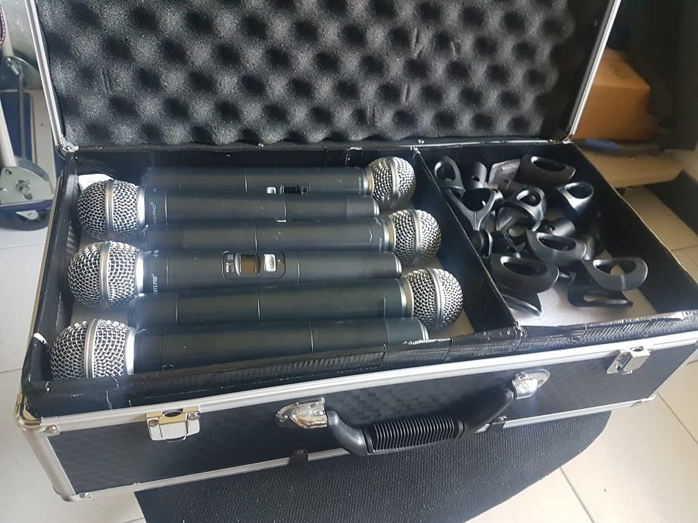 Phenyx Pro Dual UHF Auto Scan Wireless Microphone System PTU-71-1H1B customer photo 1