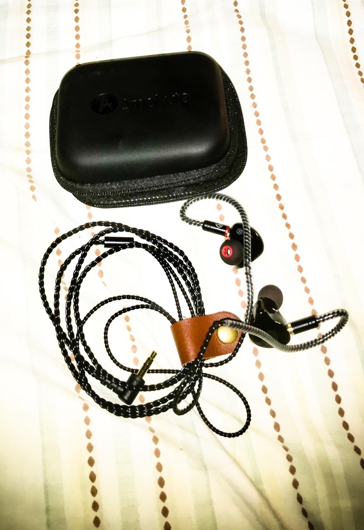 Dual Dynamic Driver IEM Earphones, HiFi Stereo In Ear Monitor Headphones customer photo 2