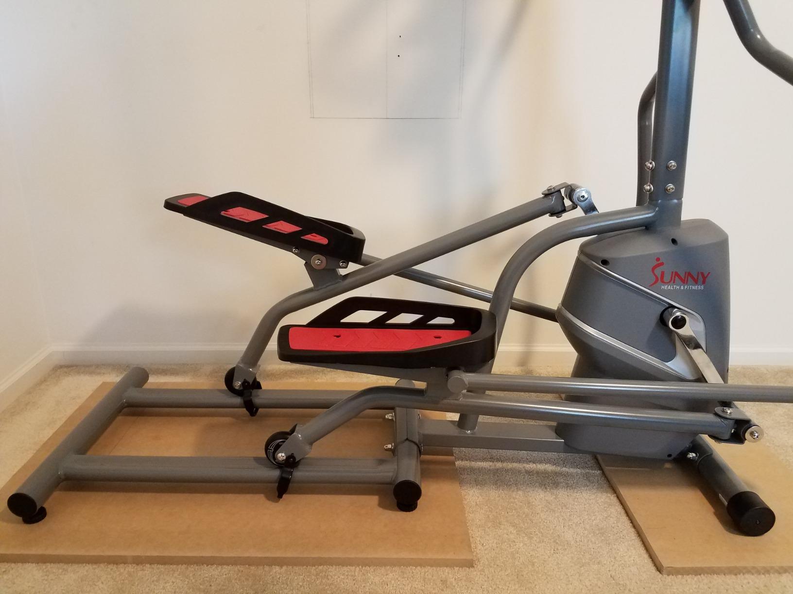 Sunny Health & Fitness Magnetic Elliptical Long Stride Low Impact Workout customer photo 2