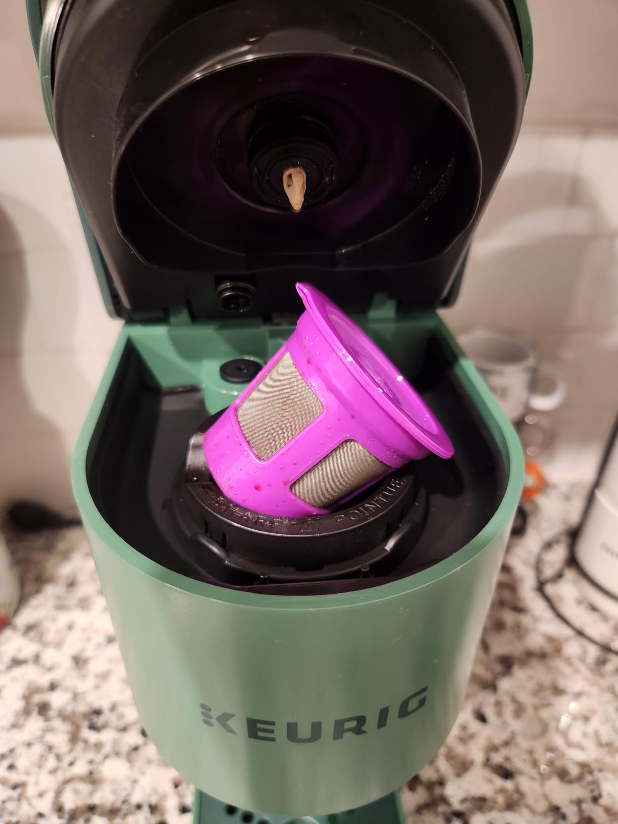 Keurig K-Mini Single Serve K-Cup Pod Coffee Maker, 6 to 12oz Brew size, with Cord Storage, Perfect for Small Spaces, Studio Gray customer photo 2