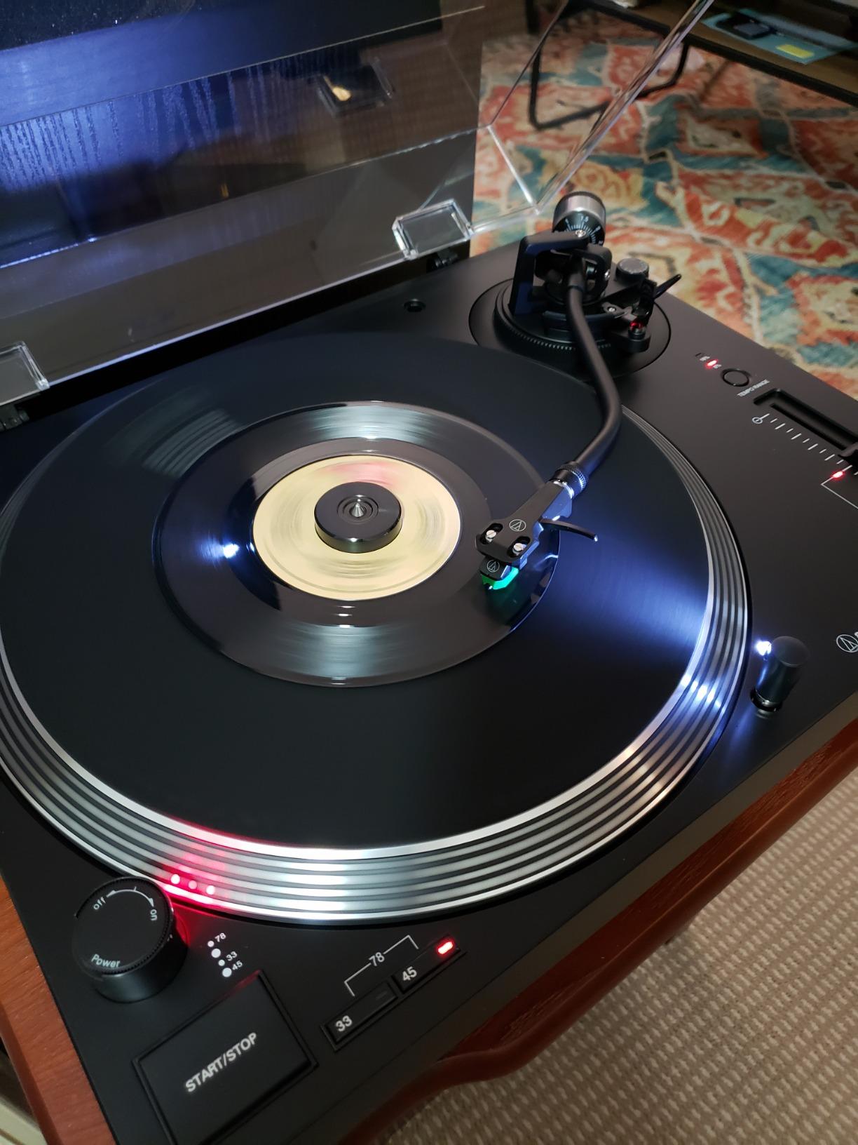 Audio-Technica AT-LP120XUSB-BK Direct-Drive Turntable (Analog & USB), Fully Manual, Hi-Fi, 3 Speed, Convert Vinyl to Digital, Anti-Skate and Variable Pitch Control, Black customer photo 2