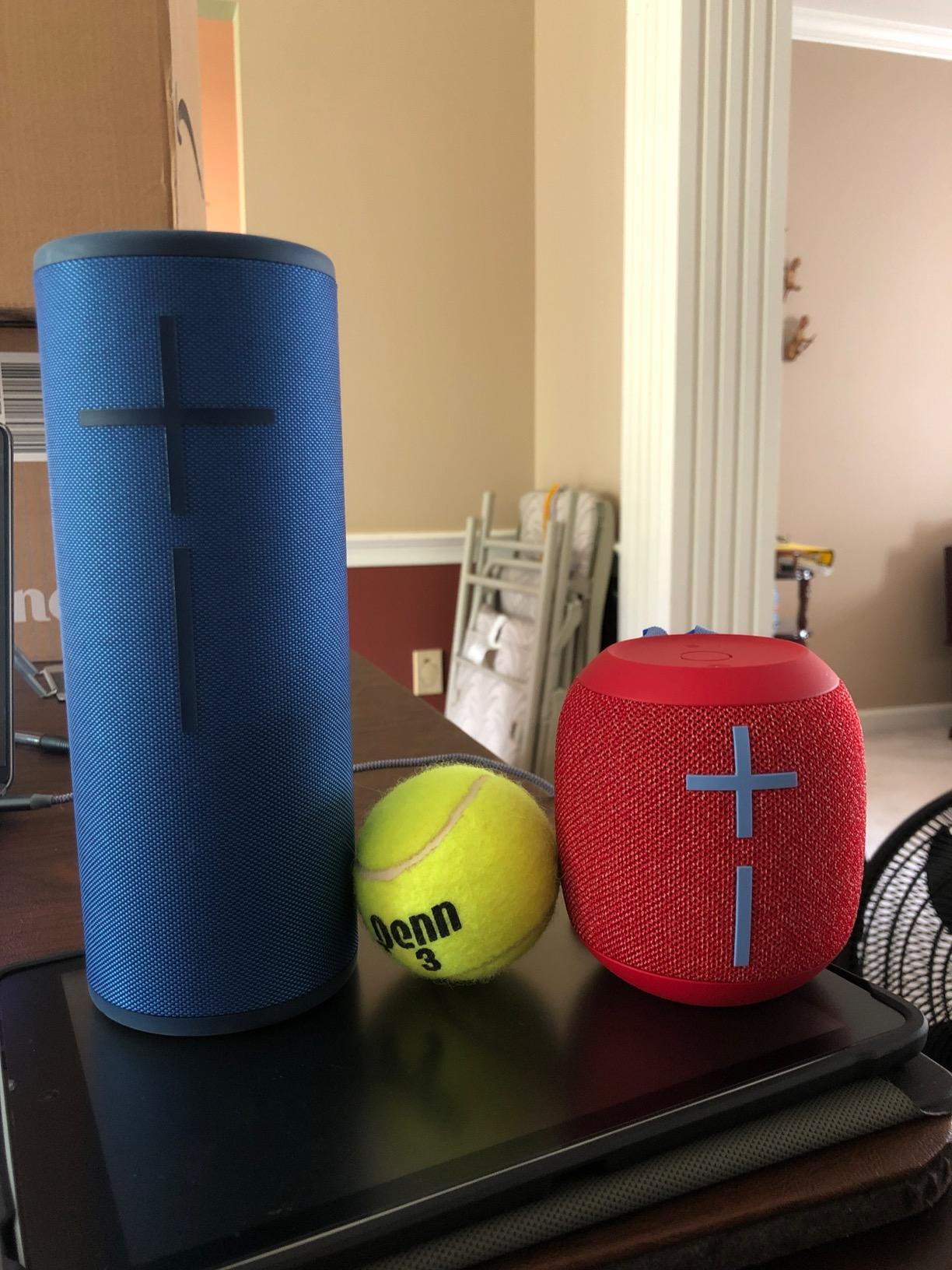 Ultimate Ears WONDERBOOM 2, Portable Wireless Bluetooth Speaker, Big Bass 360 Sound, Waterproof/Dustproof IP67, Floatable, 100 Ft Range - Crushed Ice Grey, Single customer photo 2