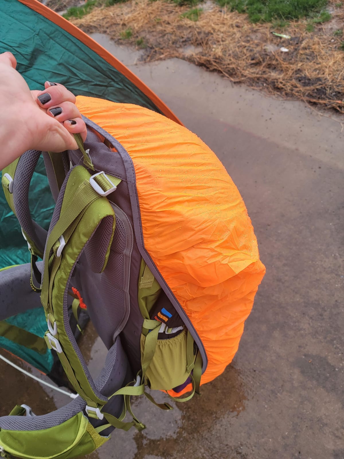 Ubon 60L Internal Frame Hiking Backpack, Rain Cover Included customer photo 1
