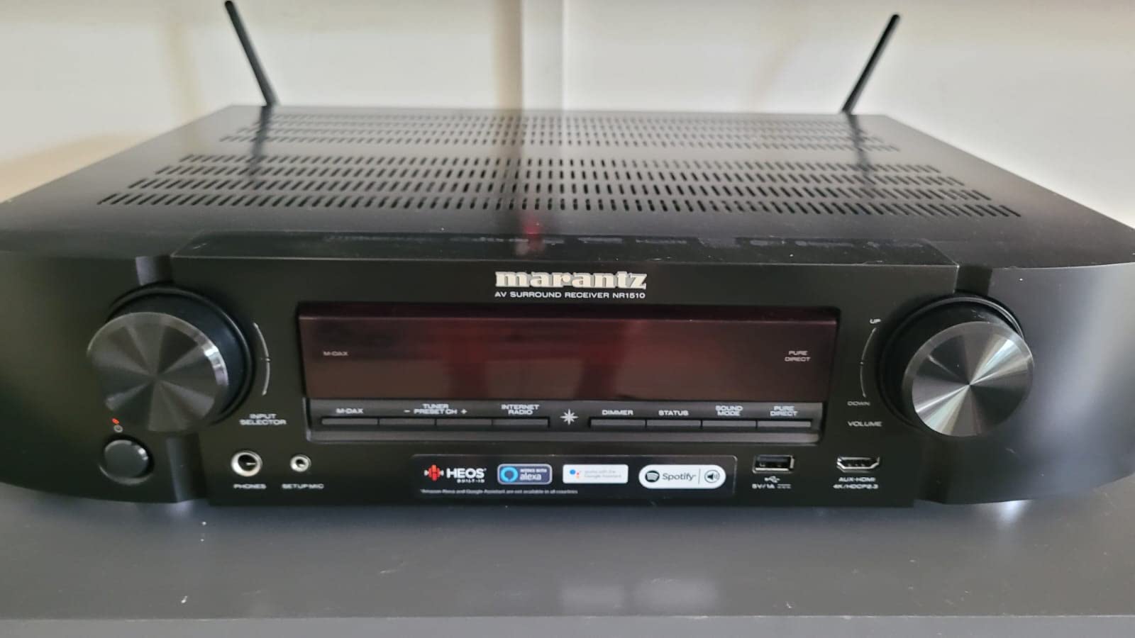 Marantz NR1510 Slimline 5.2 Channel AV Receiver Powered by HEOS™ with 50 W, 4K, and 6 HDMI Inputs customer photo 2